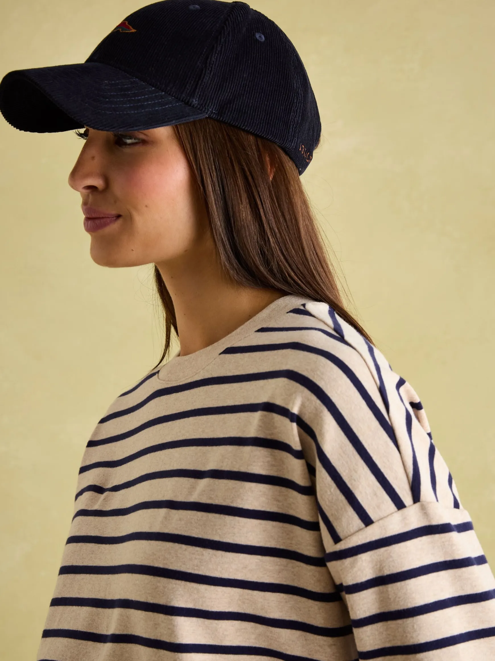 Amelia Oat Top with 3/4 Length Sleeves