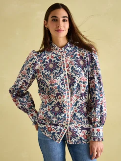 Auretta Multi Frill Neck Blouse