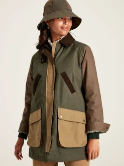 Banbury Brown/Khaki Showerproof Dry Wax Coat