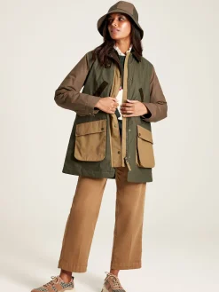 Banbury Brown/Khaki Showerproof Dry Wax Coat
