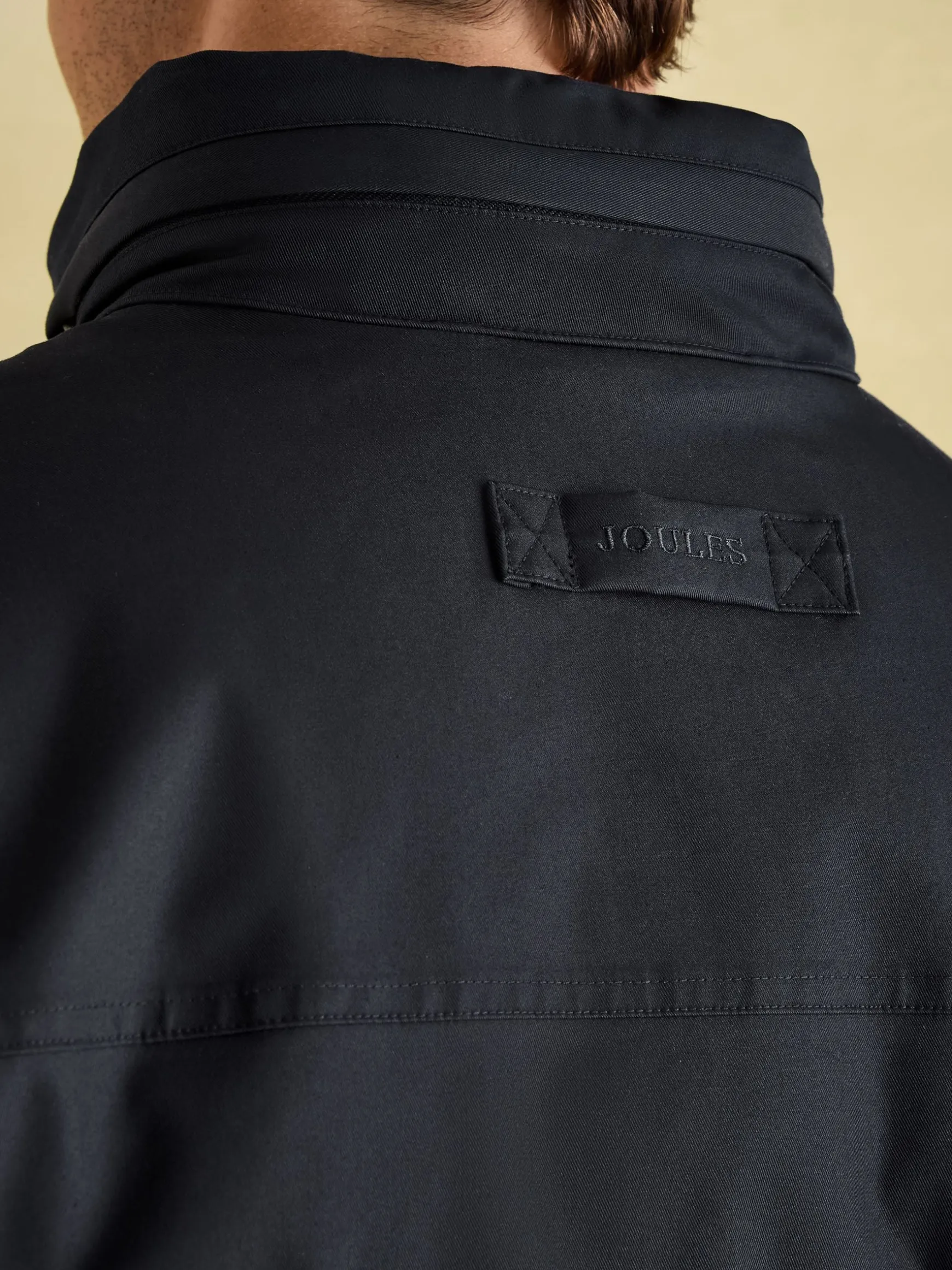 Beckett Navy Waterproof Field Coat With Packable Hood