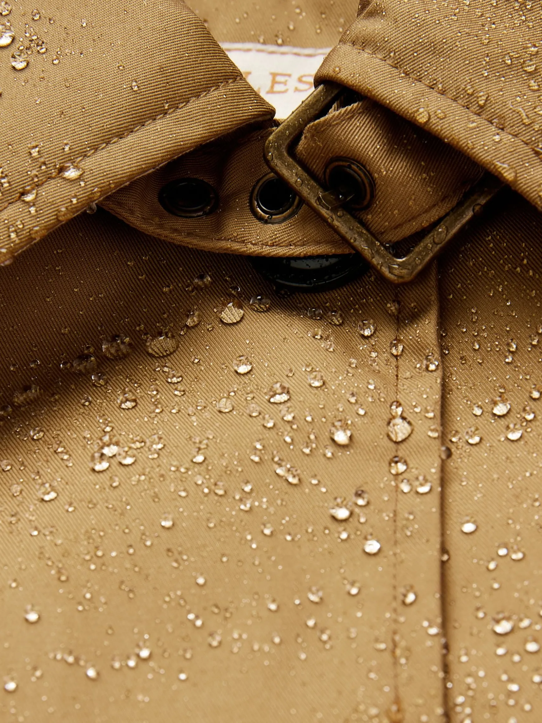 Bibury Tan Brown Waterproof Cape Coat