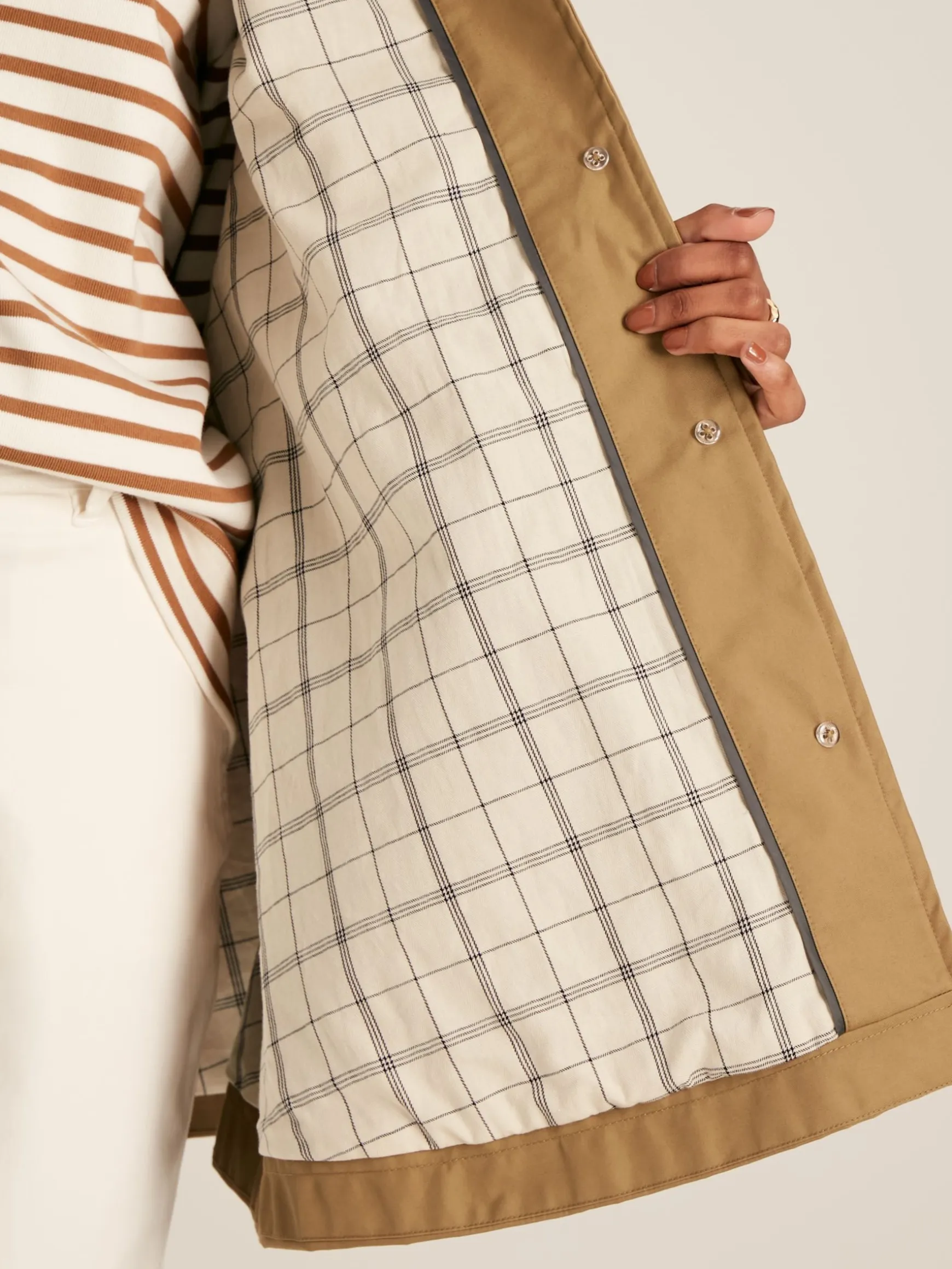 Bibury Tan Brown Waterproof Cape Coat