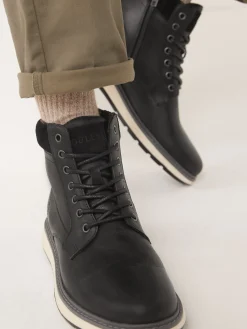 Black Leather Boots