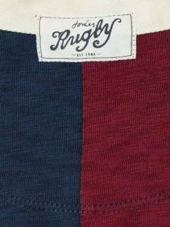 Boys' Kick Off Multi Grandad Collar Rugby Shirt