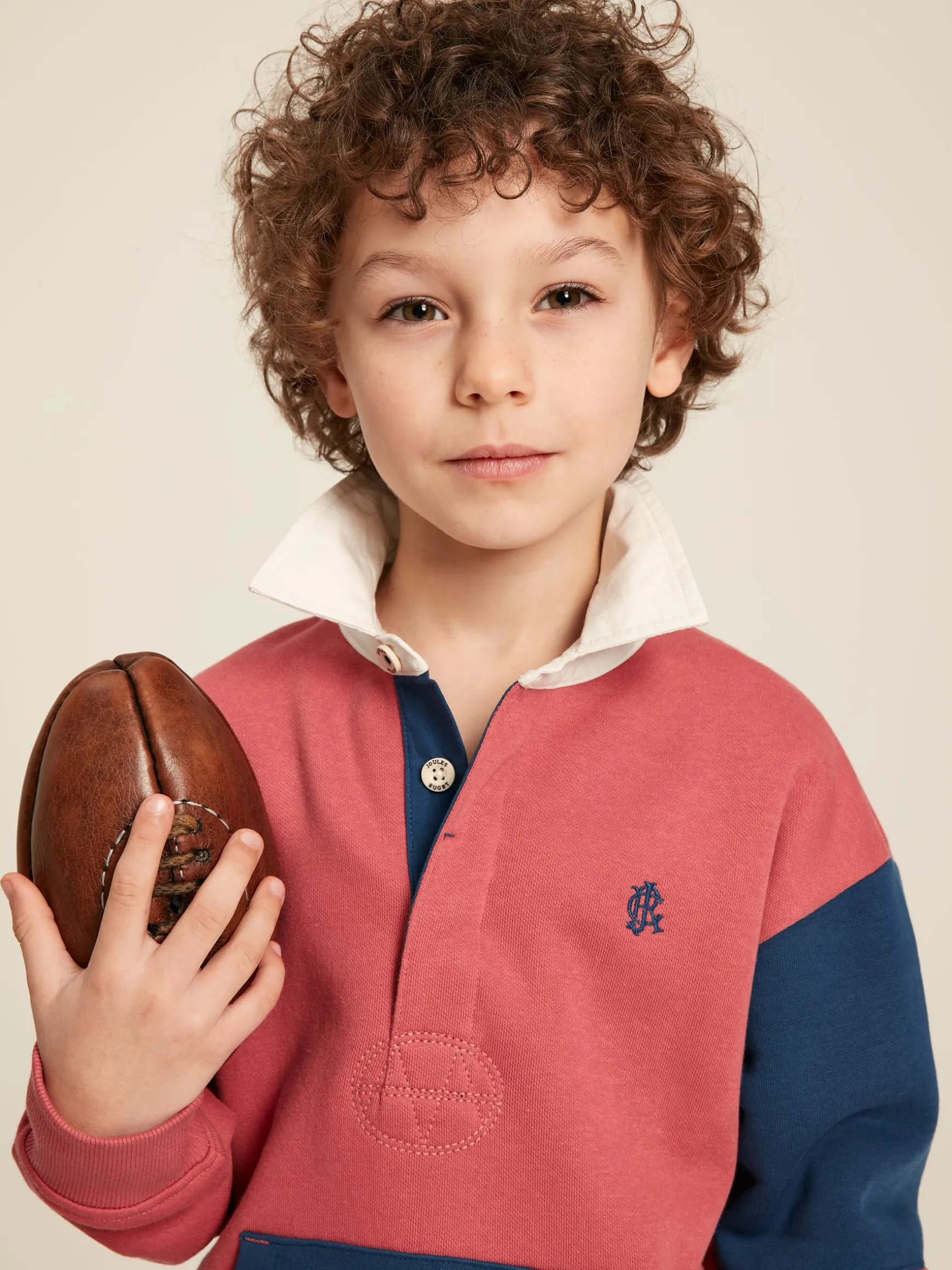 Boys' Try Red Rugby Sweatshirt