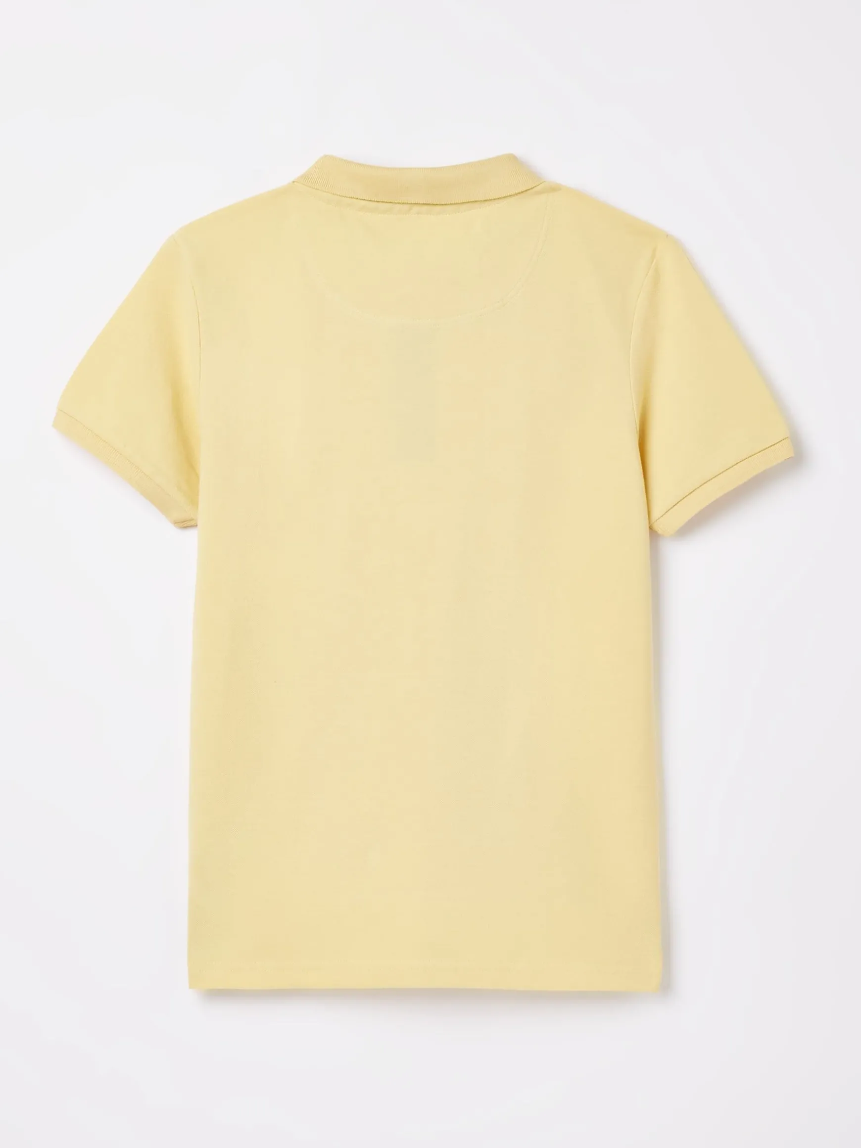 Boys' Woody Yellow Pique Cotton Polo Shirt