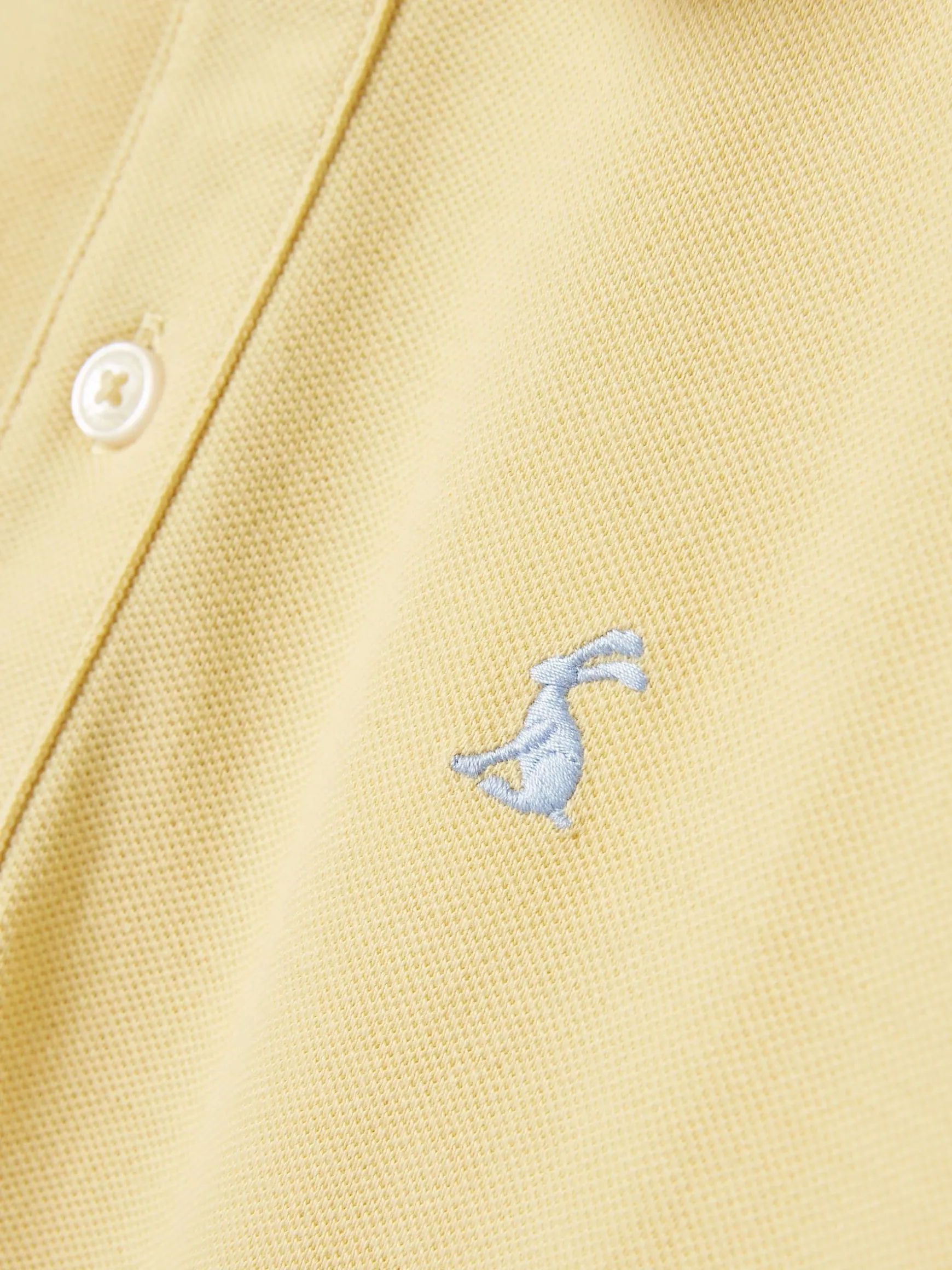 Boys' Woody Yellow Pique Cotton Polo Shirt