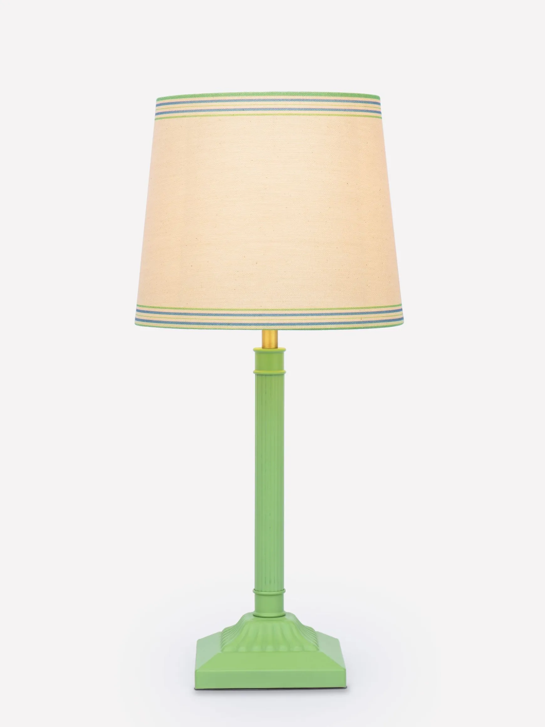Buscot Green Square Base Table Lamp