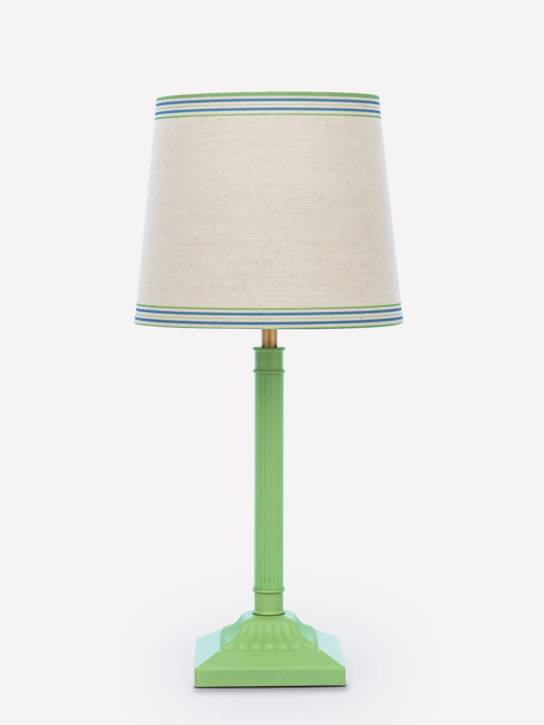 Buscot Green Square Base Table Lamp