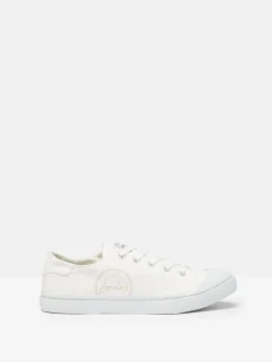 Coast White Canvas Pumps