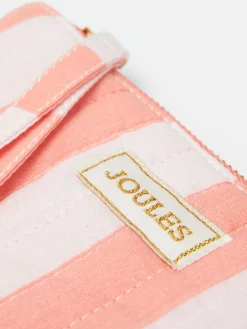 Daphne Pink & Orange Striped Wrist Purse