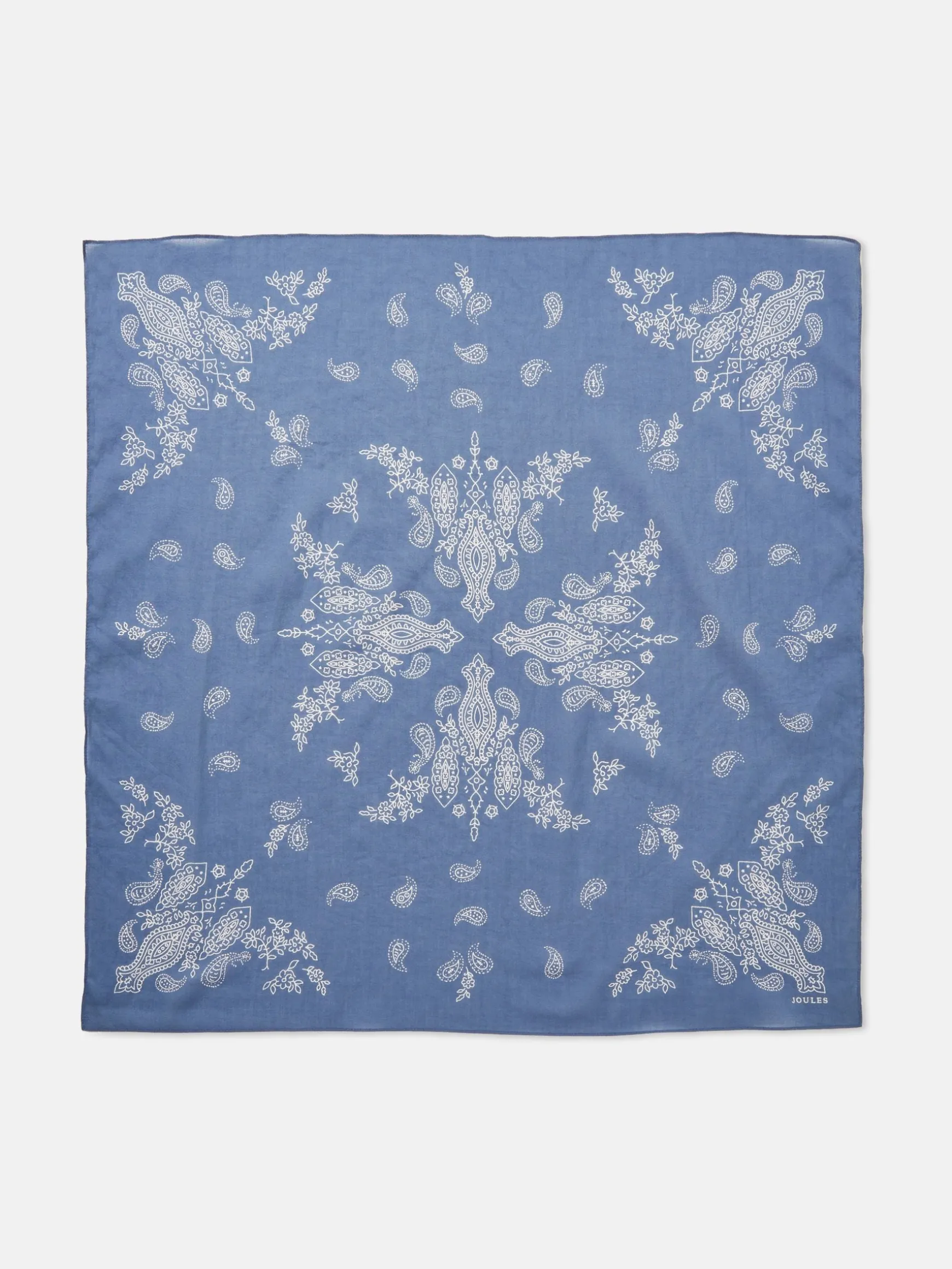 Dapper Blue Cotton Scarf