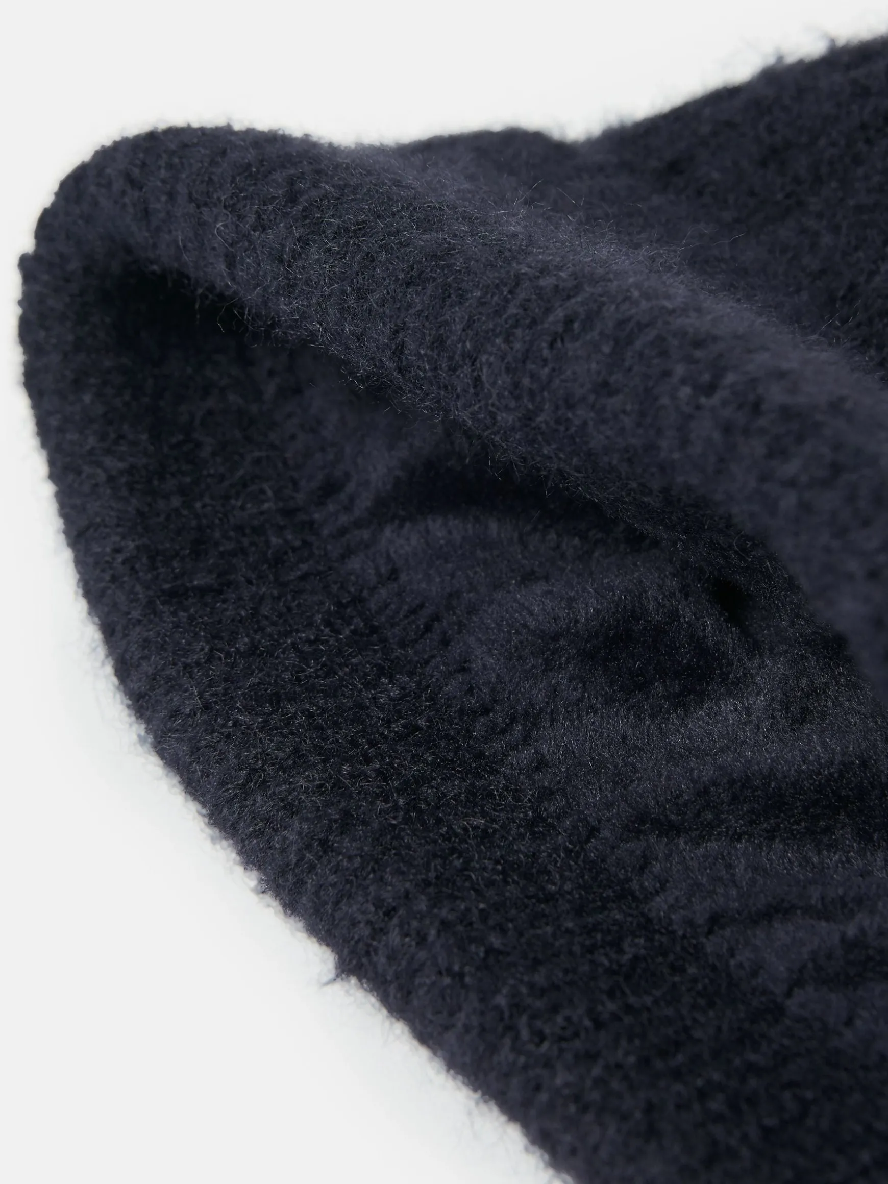 Effie Navy Knitted Bobble Hat