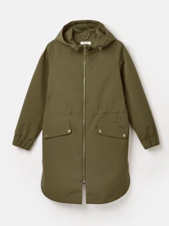 Elmfield Green Waterproof Raincoat with Hood