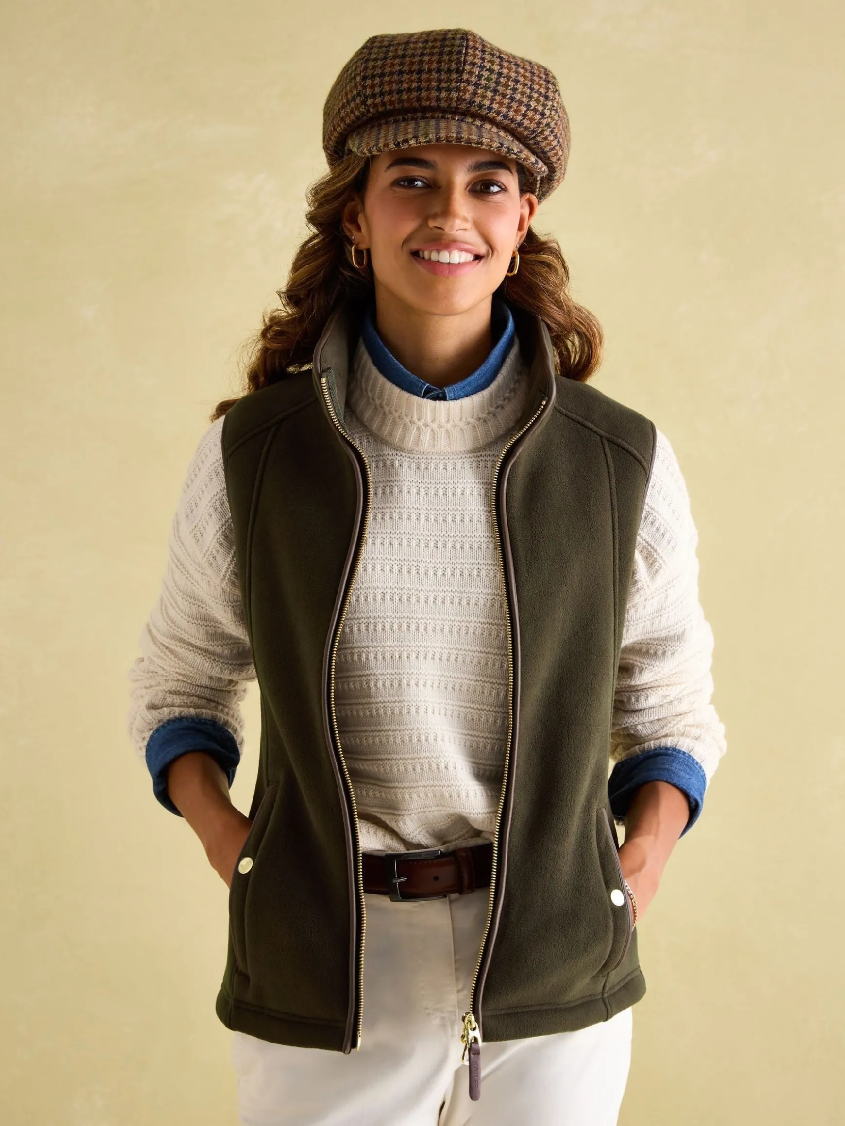 Elvaston Neutral Baker Boy Hat