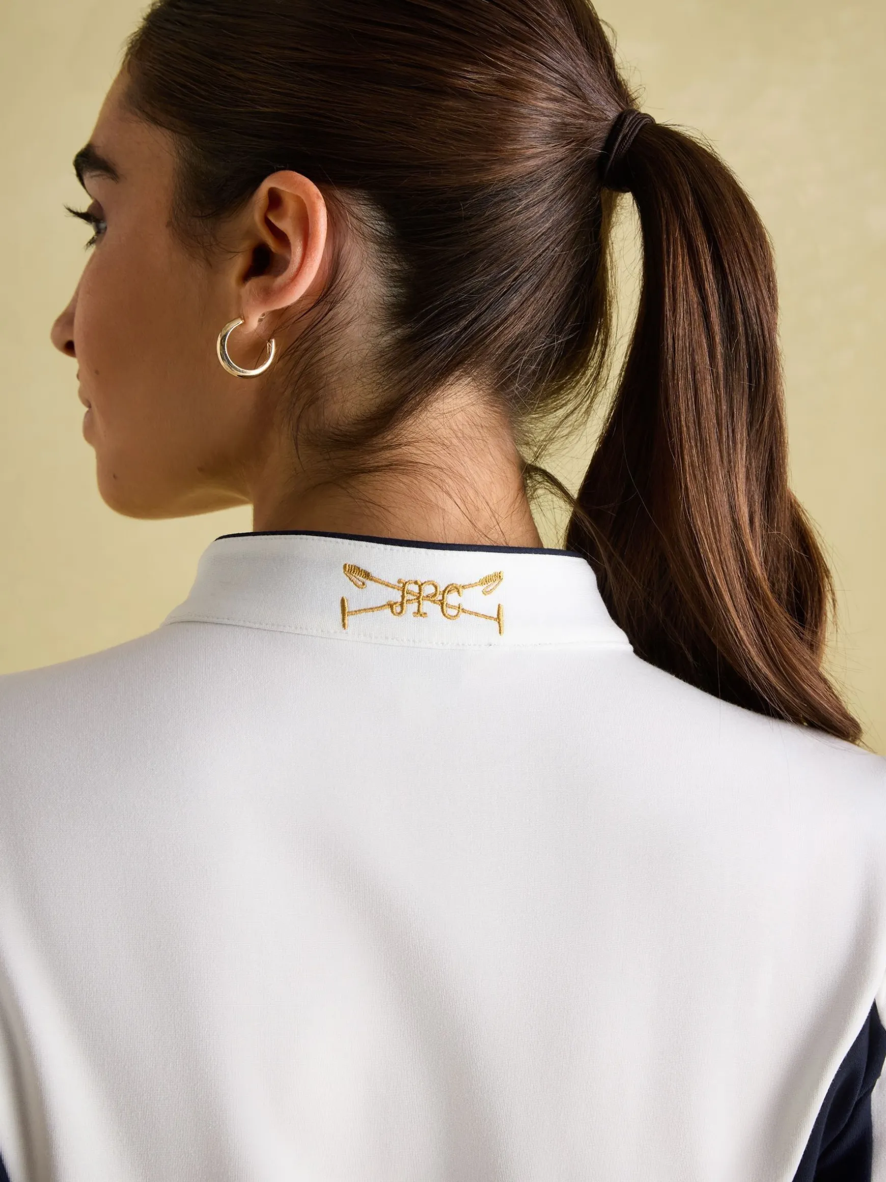 Faymere Cream Embellished Long Sleeve Top