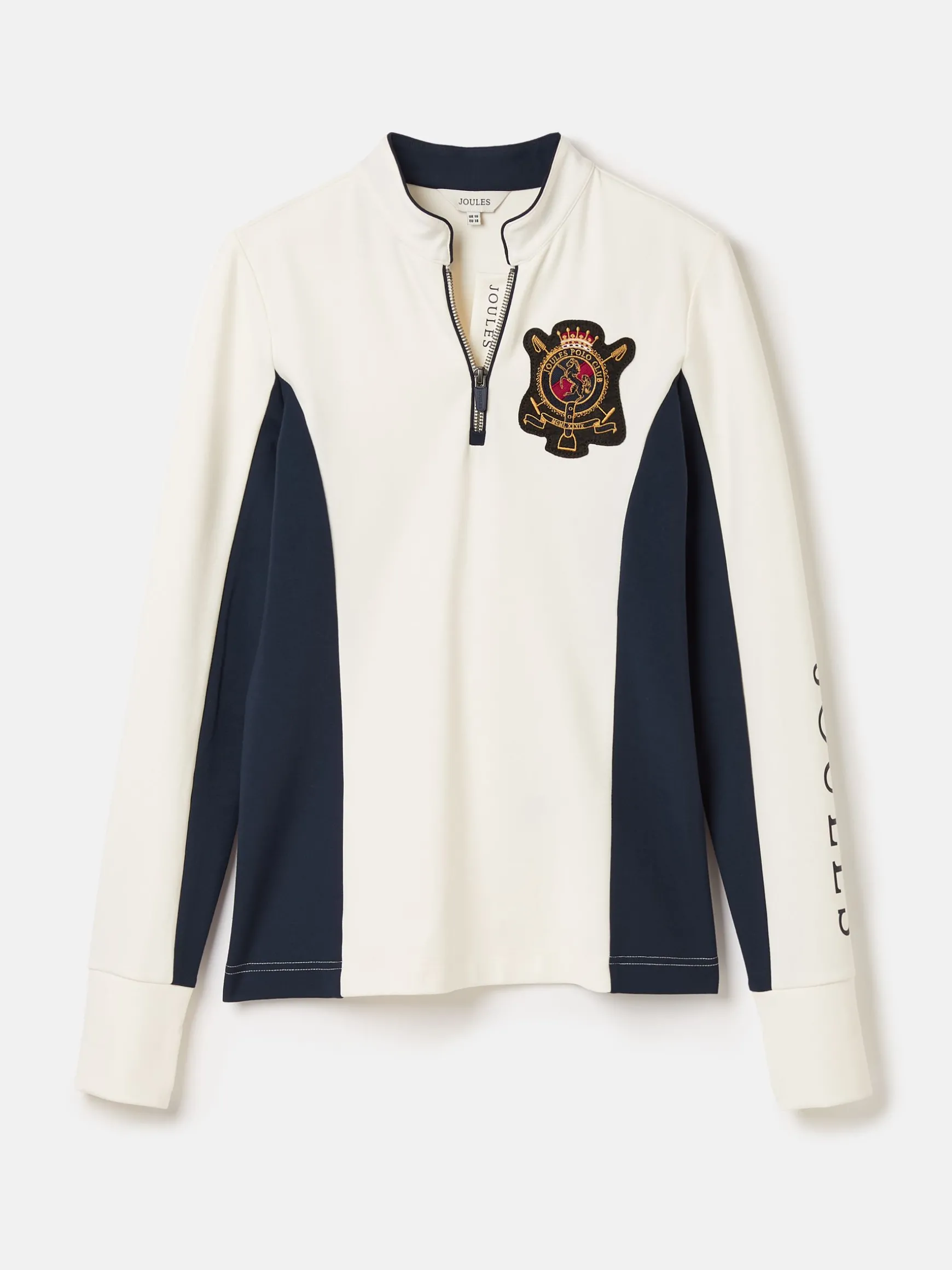 Faymere Cream Embellished Long Sleeve Top