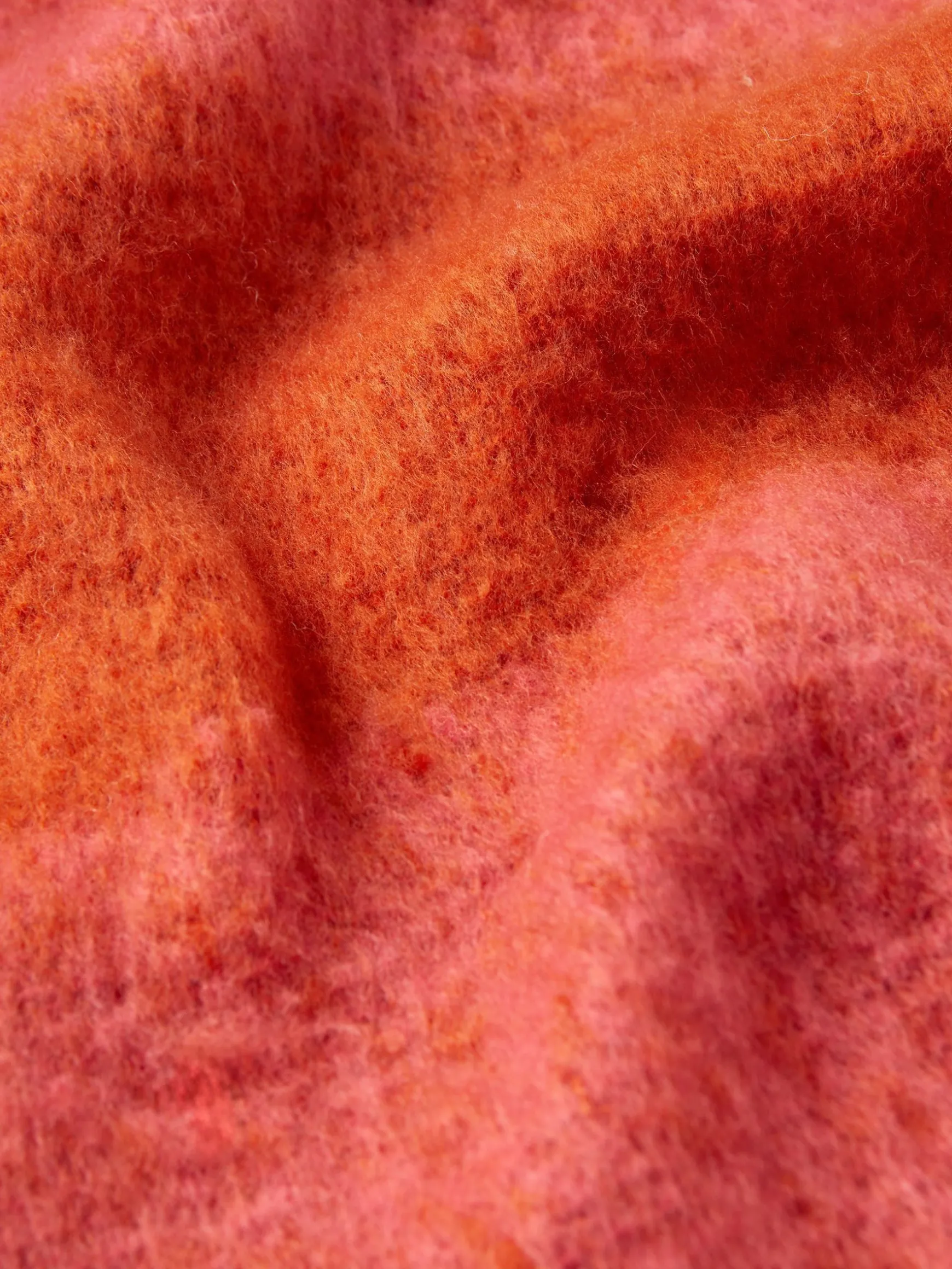 Fenella Orange/Pink Oversized Blanket Scarf