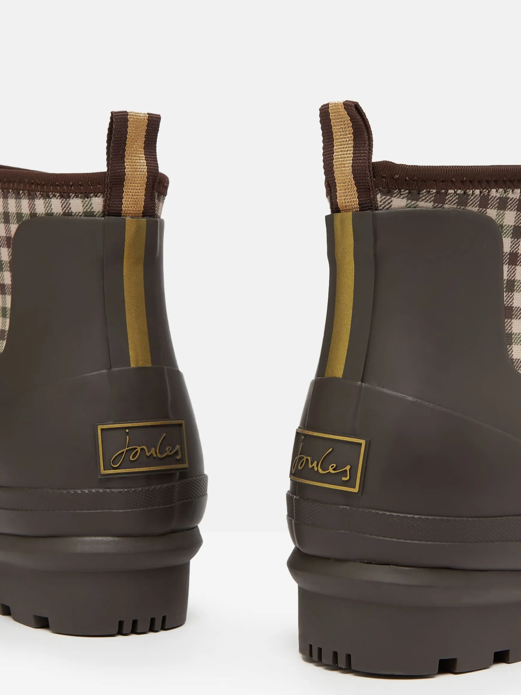 Foxton Chocolate Brown Neoprene Lined Ankle Wellies