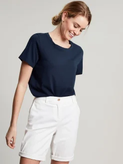 Frankie Navy Blue Crew T-Shirt