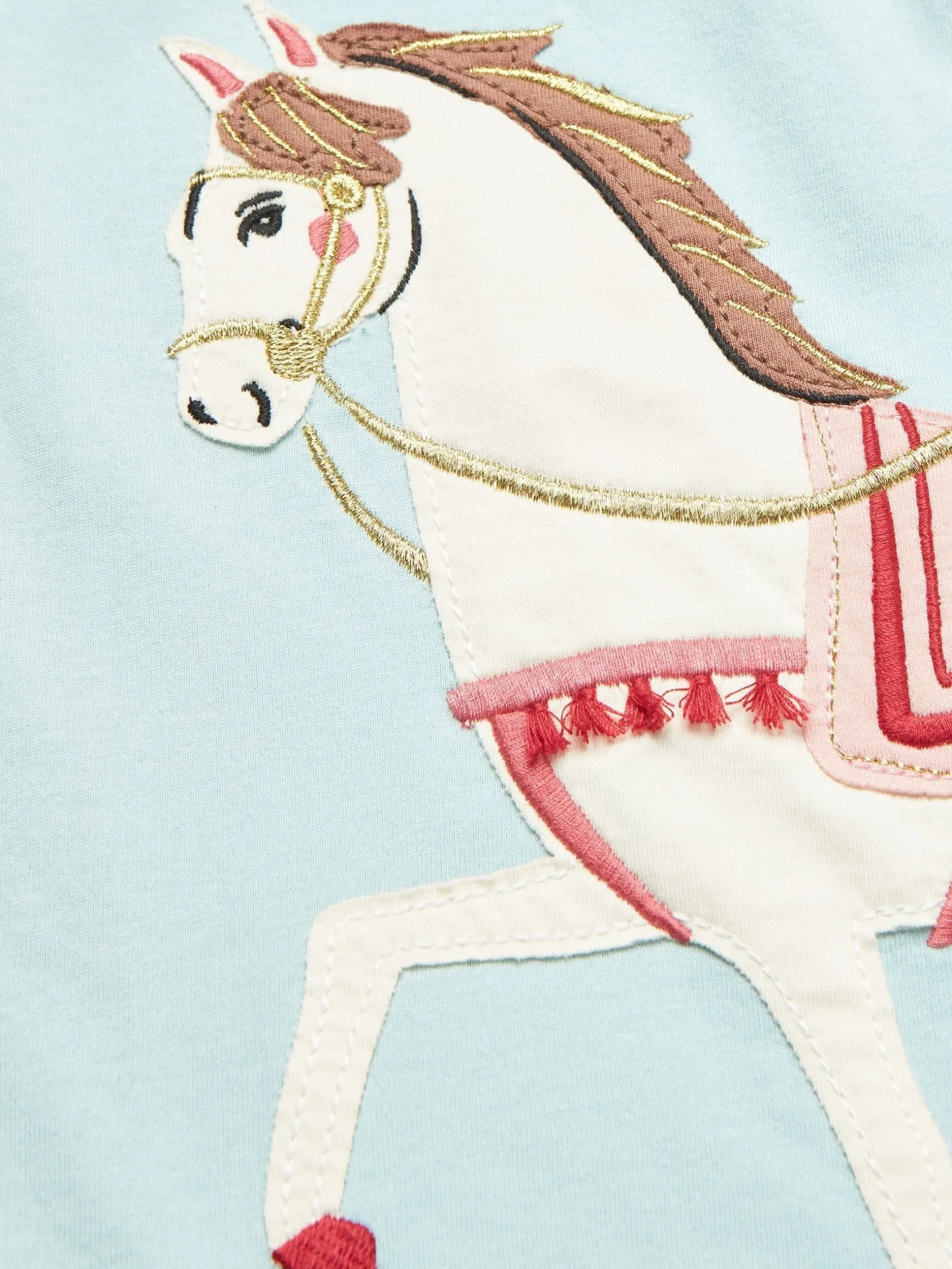 Girls' Ava Mint Green Artwork T-Shirt