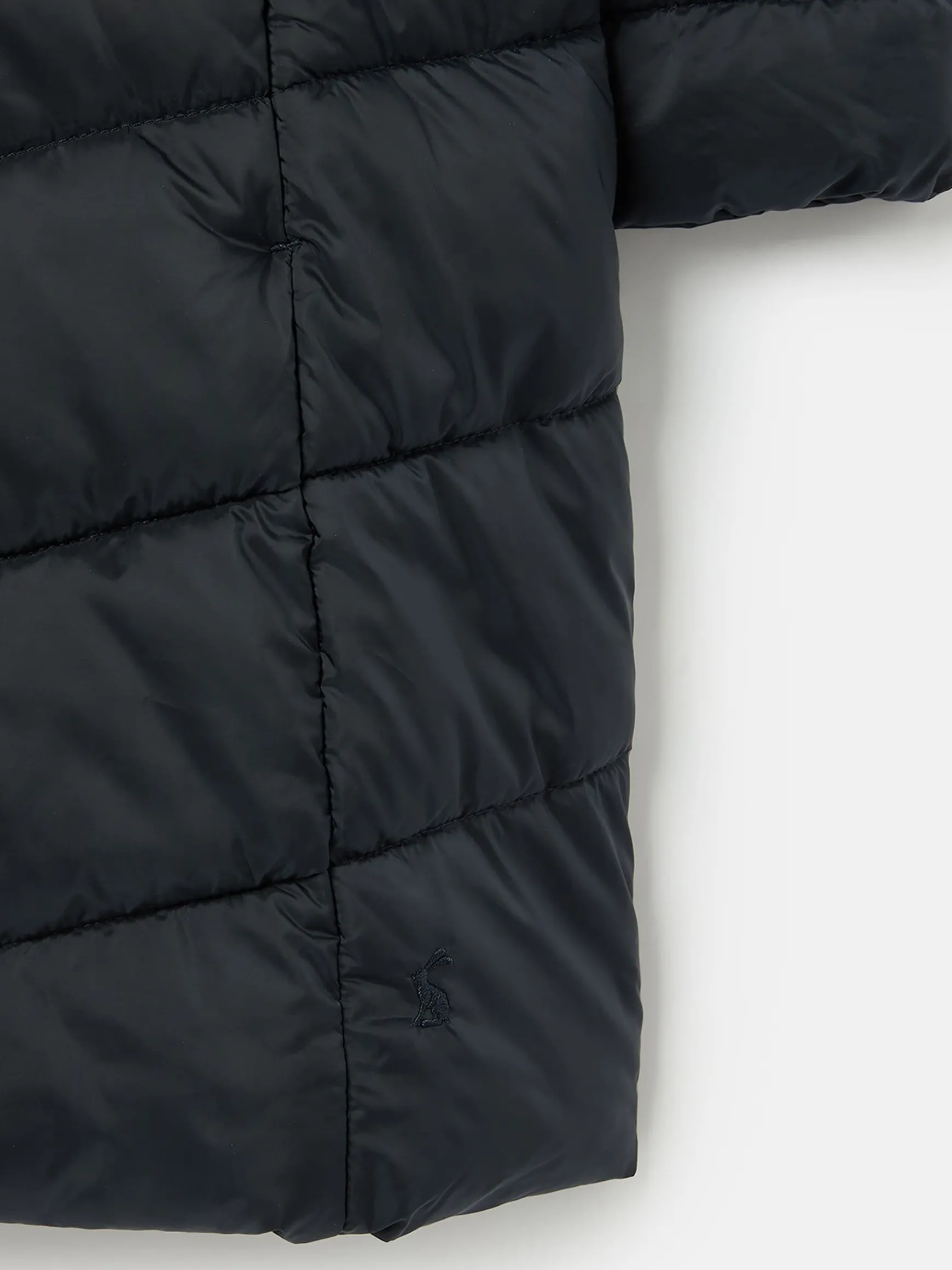 Girls' Pembury Navy Blue Showerproof Padded Coat with Hood