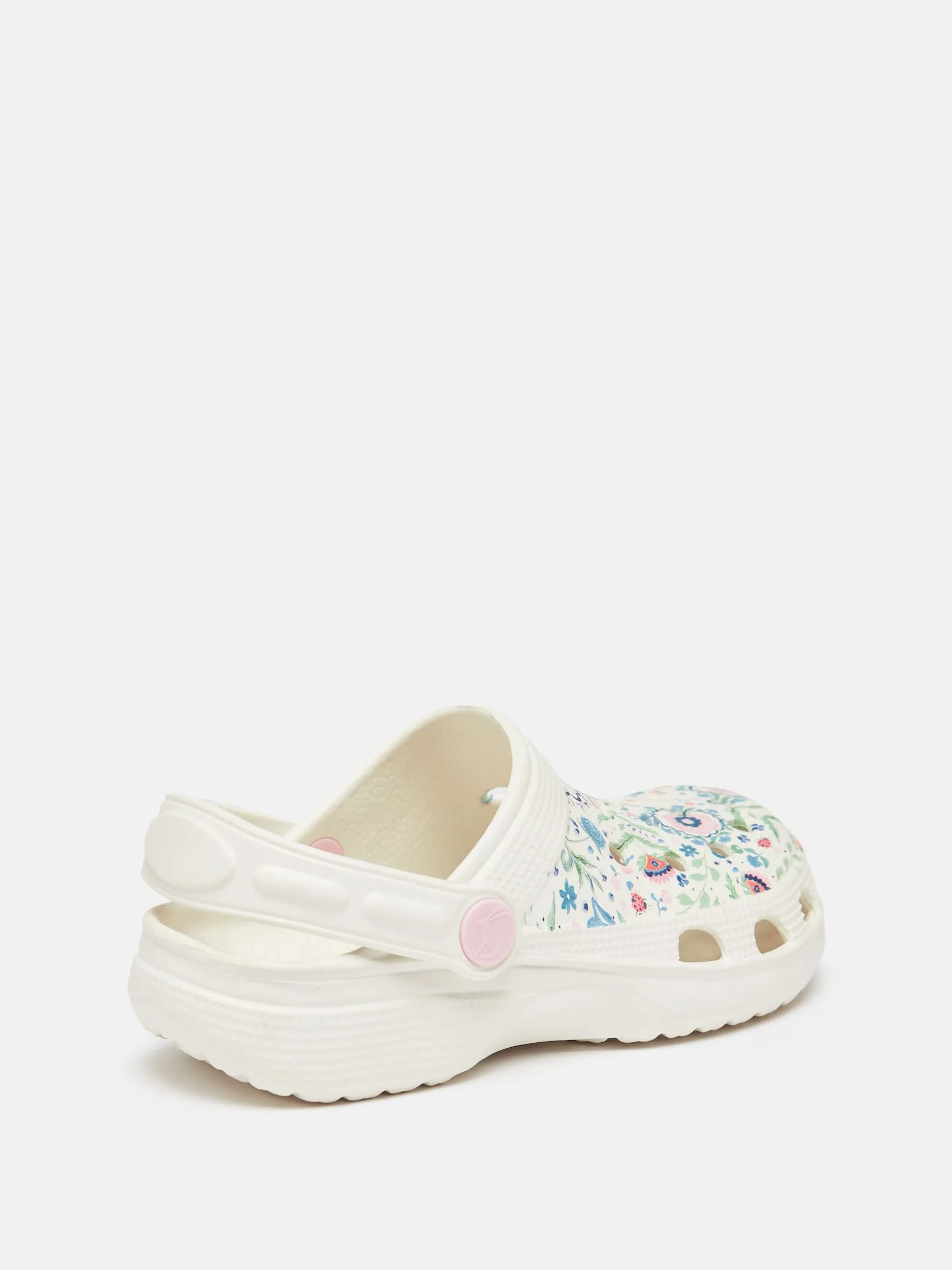 Girls' Poole Cream EVA Printed Clogs