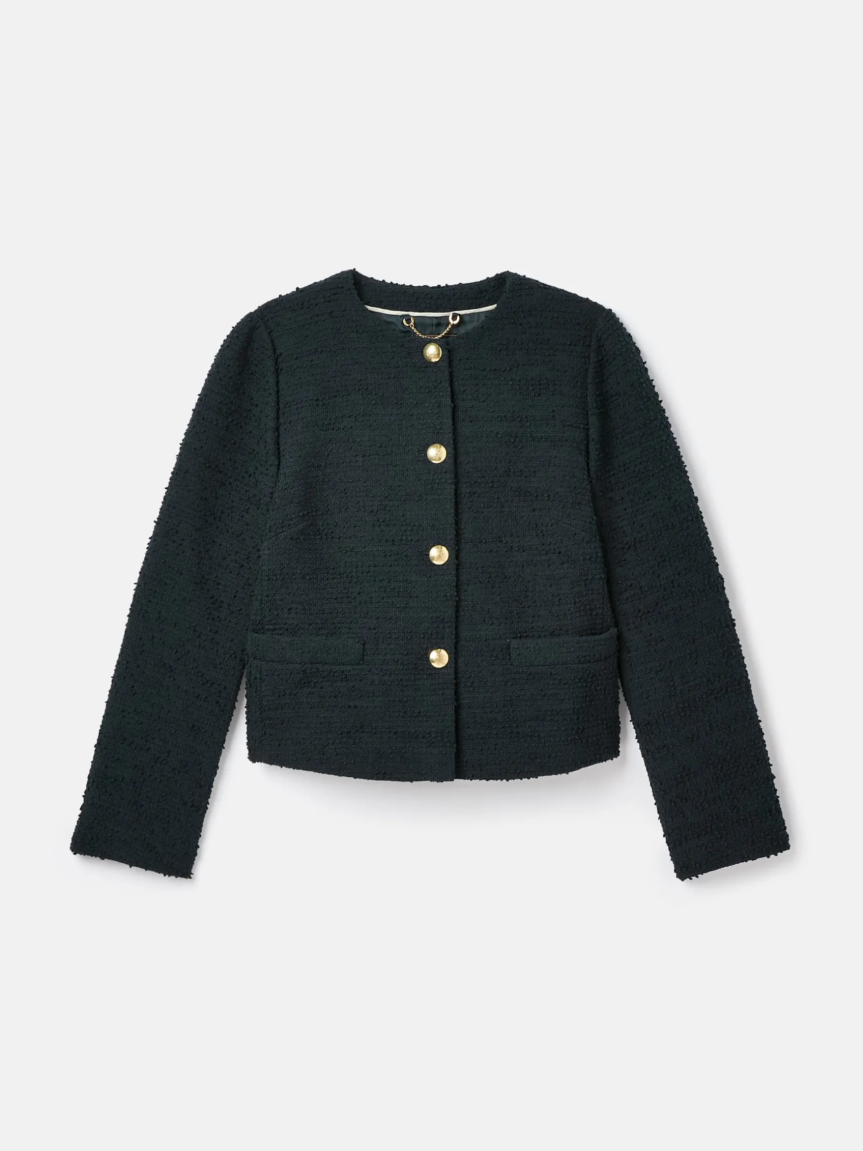 Hampstead Navy Boucle Jacket