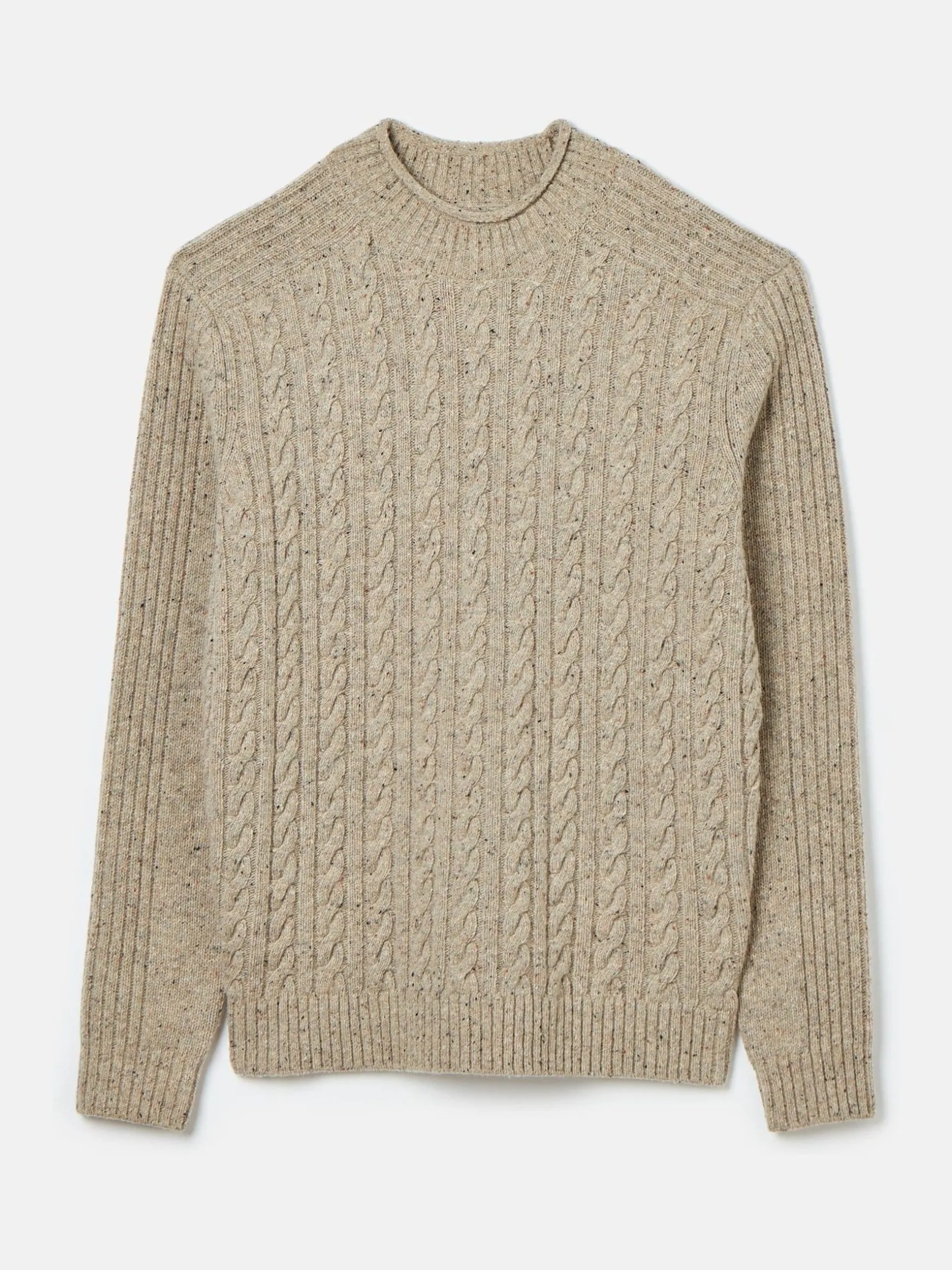 Hansley Cream Wool Knit Jumper