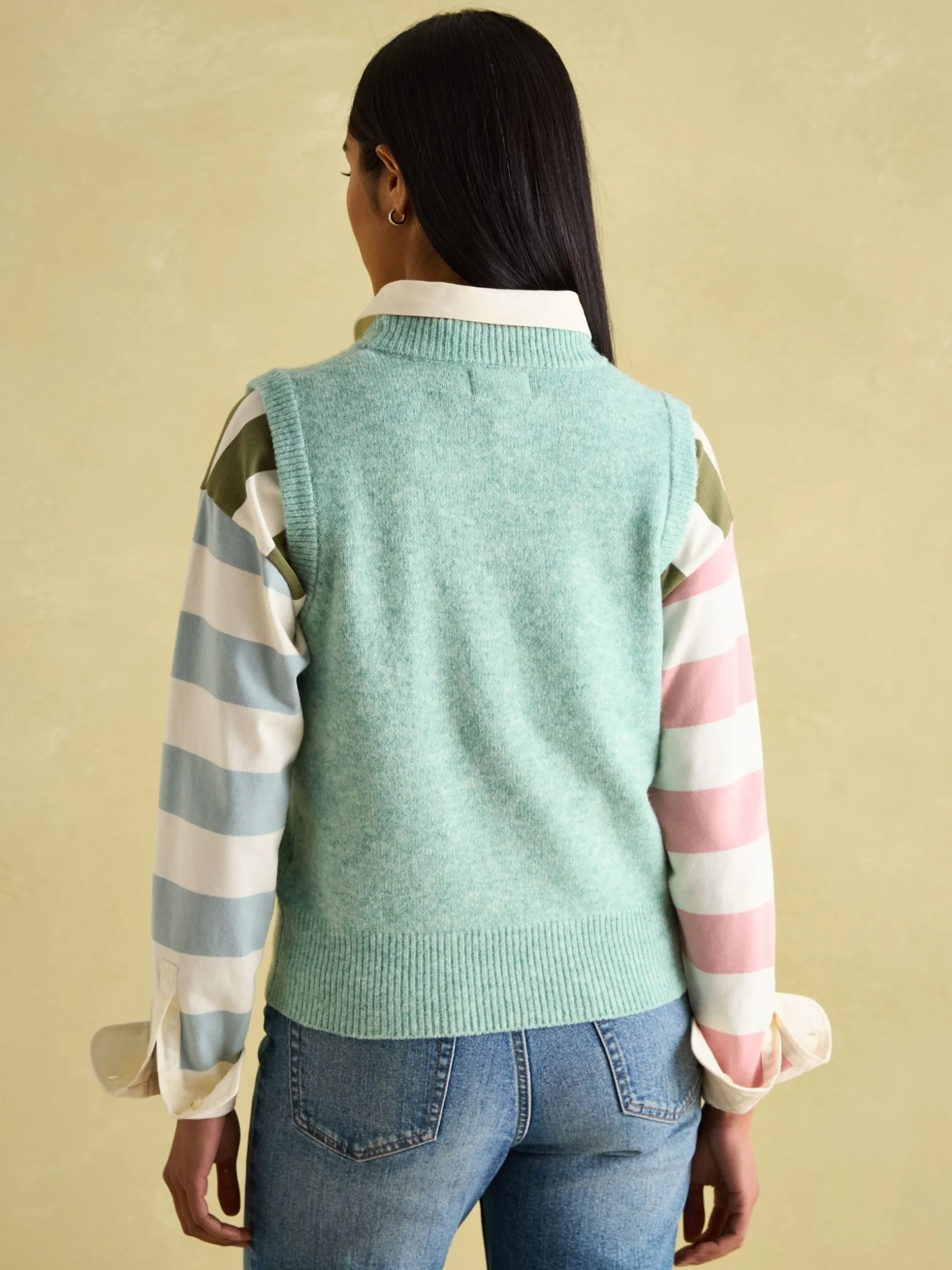 Holly Green Knitted Vest