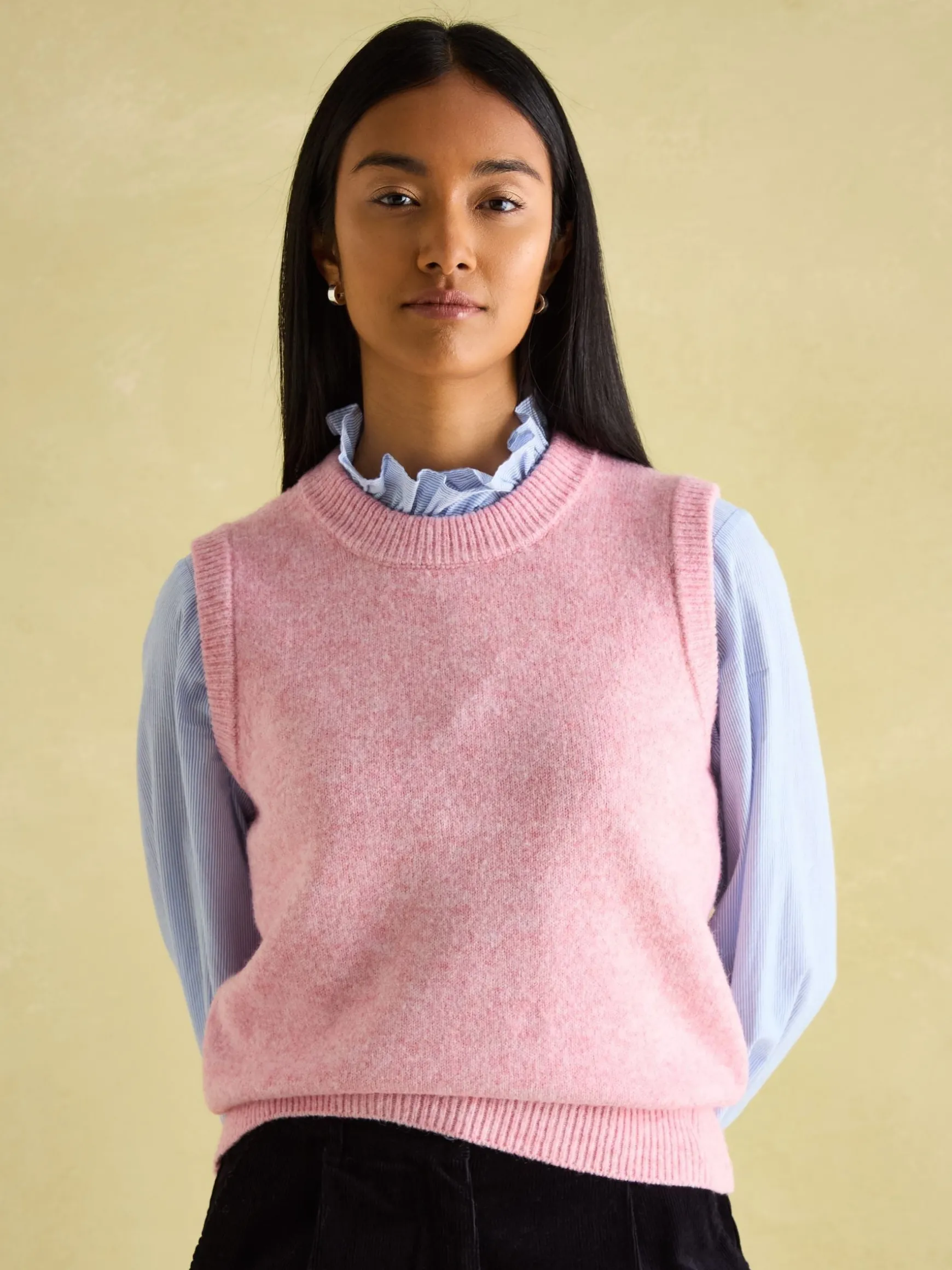 Holly Pink Knitted Vest
