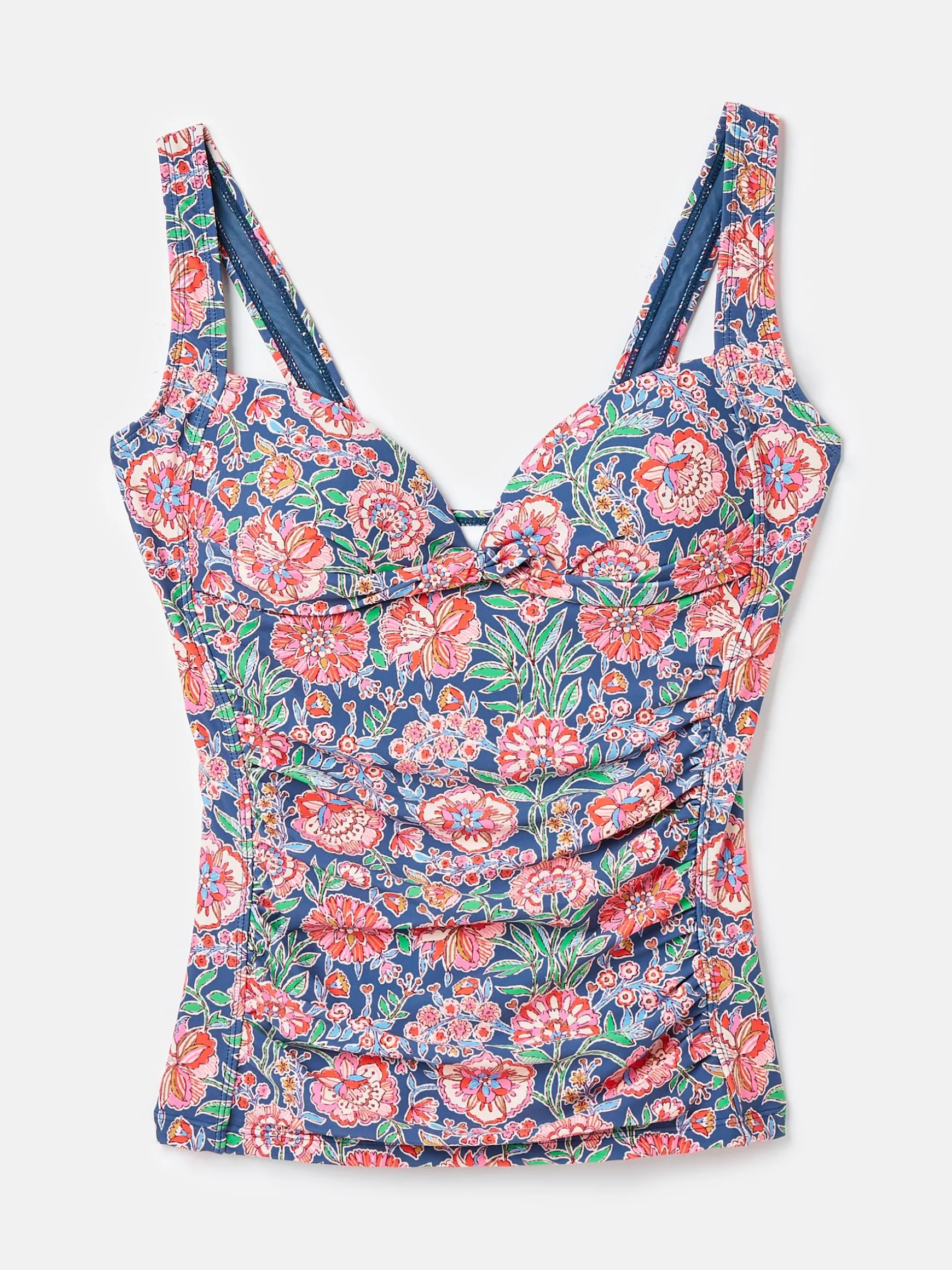 Jasmine Pink & Navy Tankini Top