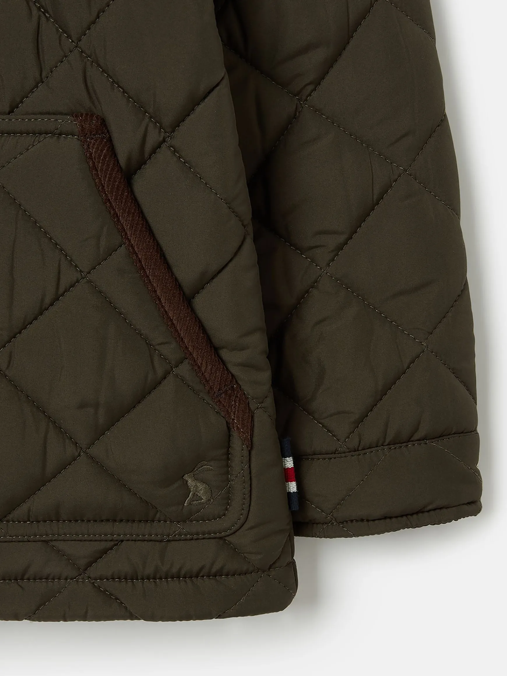 Kids' Ambrose Green Diamond Quilted Jacket