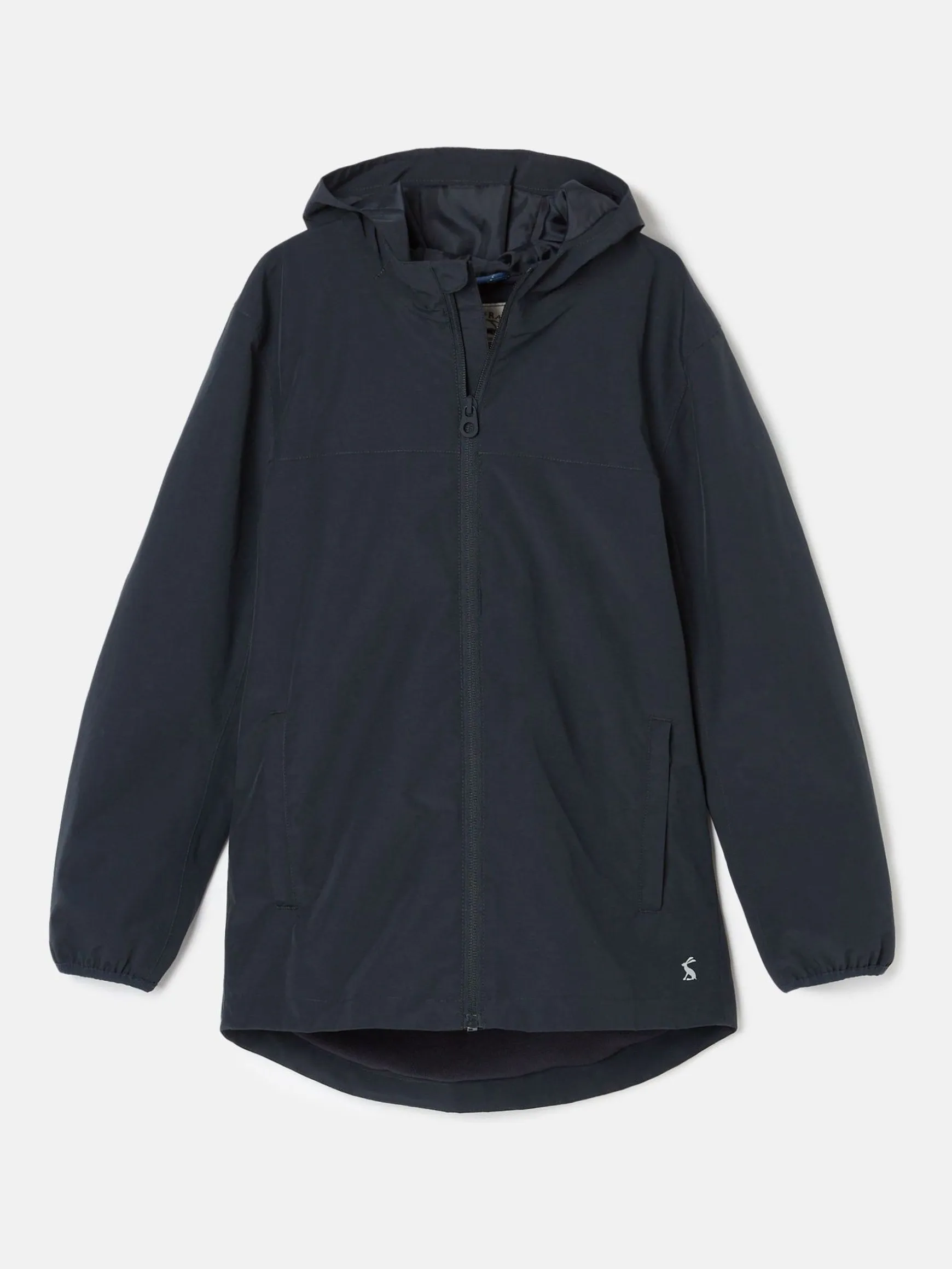 Kids' Ayston Navy Blue Waterproof Fleece Lined Raincoat