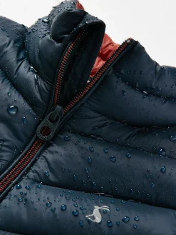 Kids' Crofton Navy Blue Showerproof Quilted Gilet
