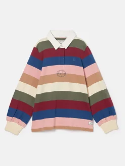 Kids' Sammie Multi Stripe Rugby Top
