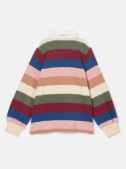Kids' Sammie Multi Stripe Rugby Top