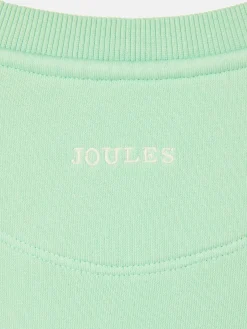 Kids' Sundaze Green Crew Neck Slogan Sweatshirt