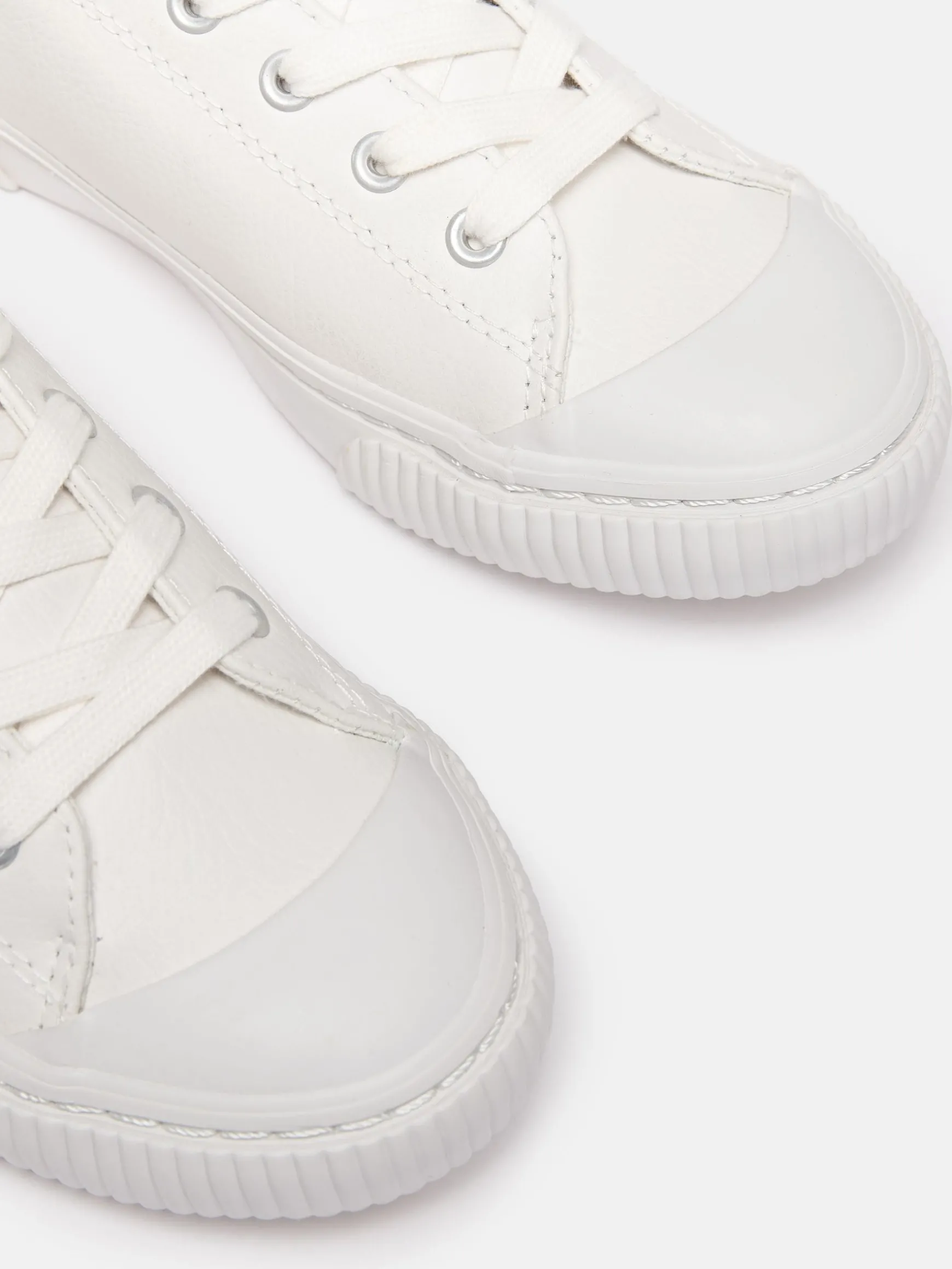Leather Coast Pumps White
