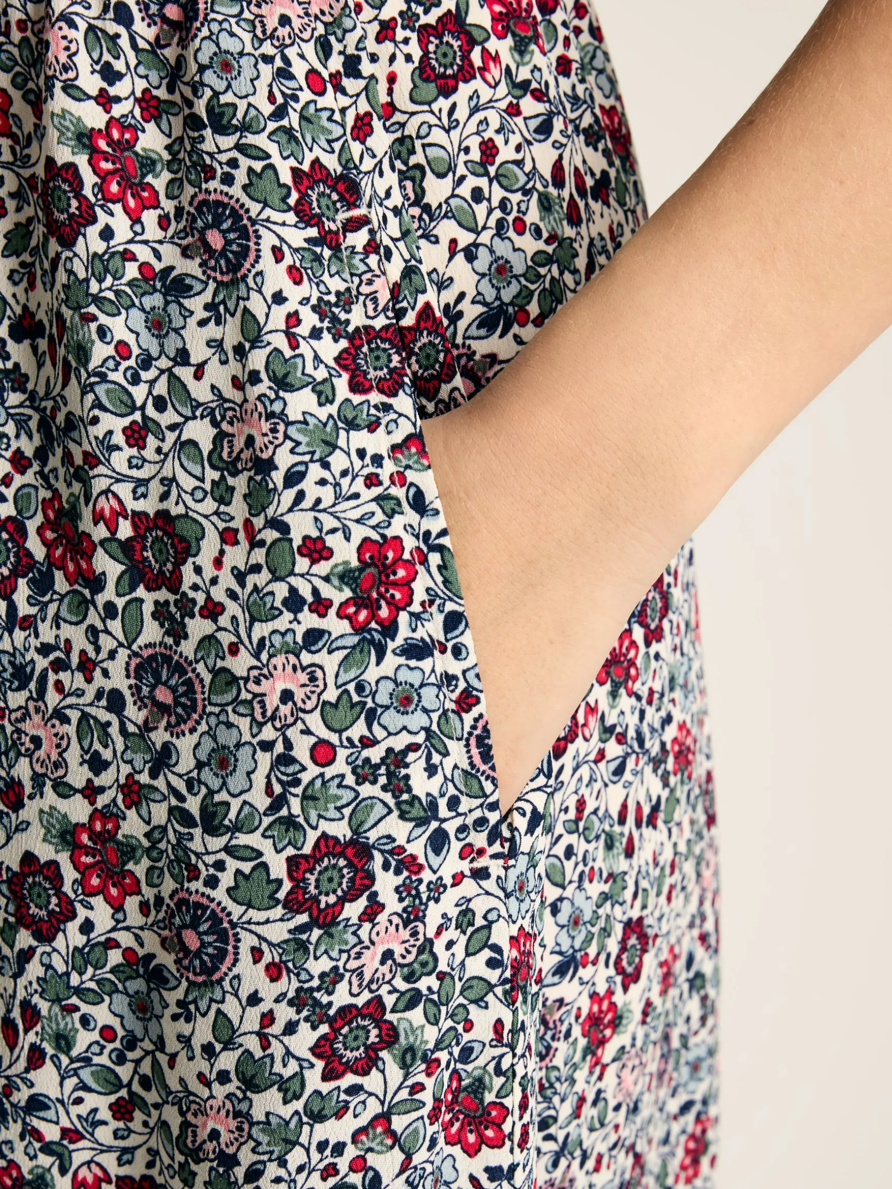 Lillia Multi Tie Waist Tiered Dress