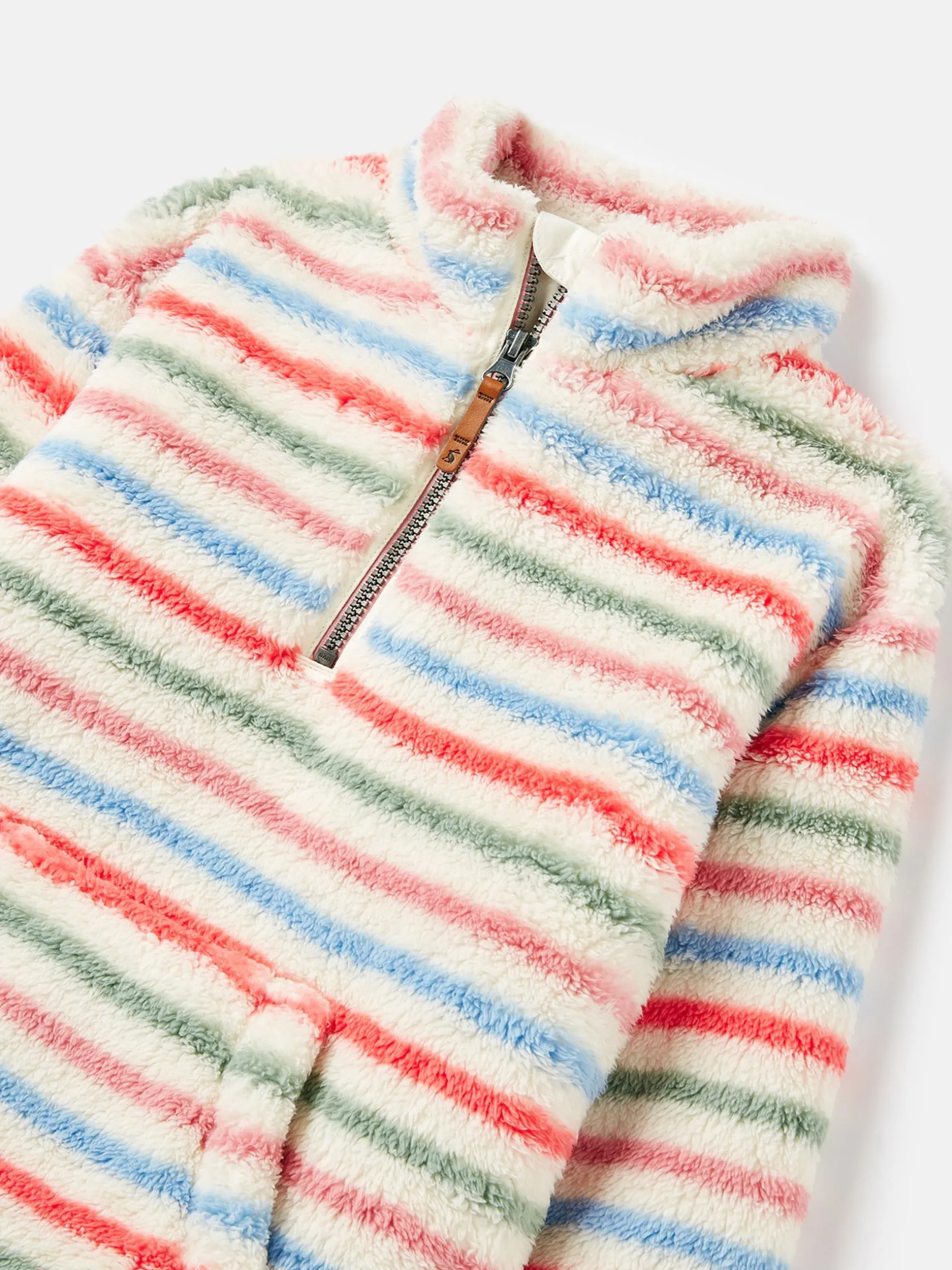 Merridie Cream Quarter Zip Fleece