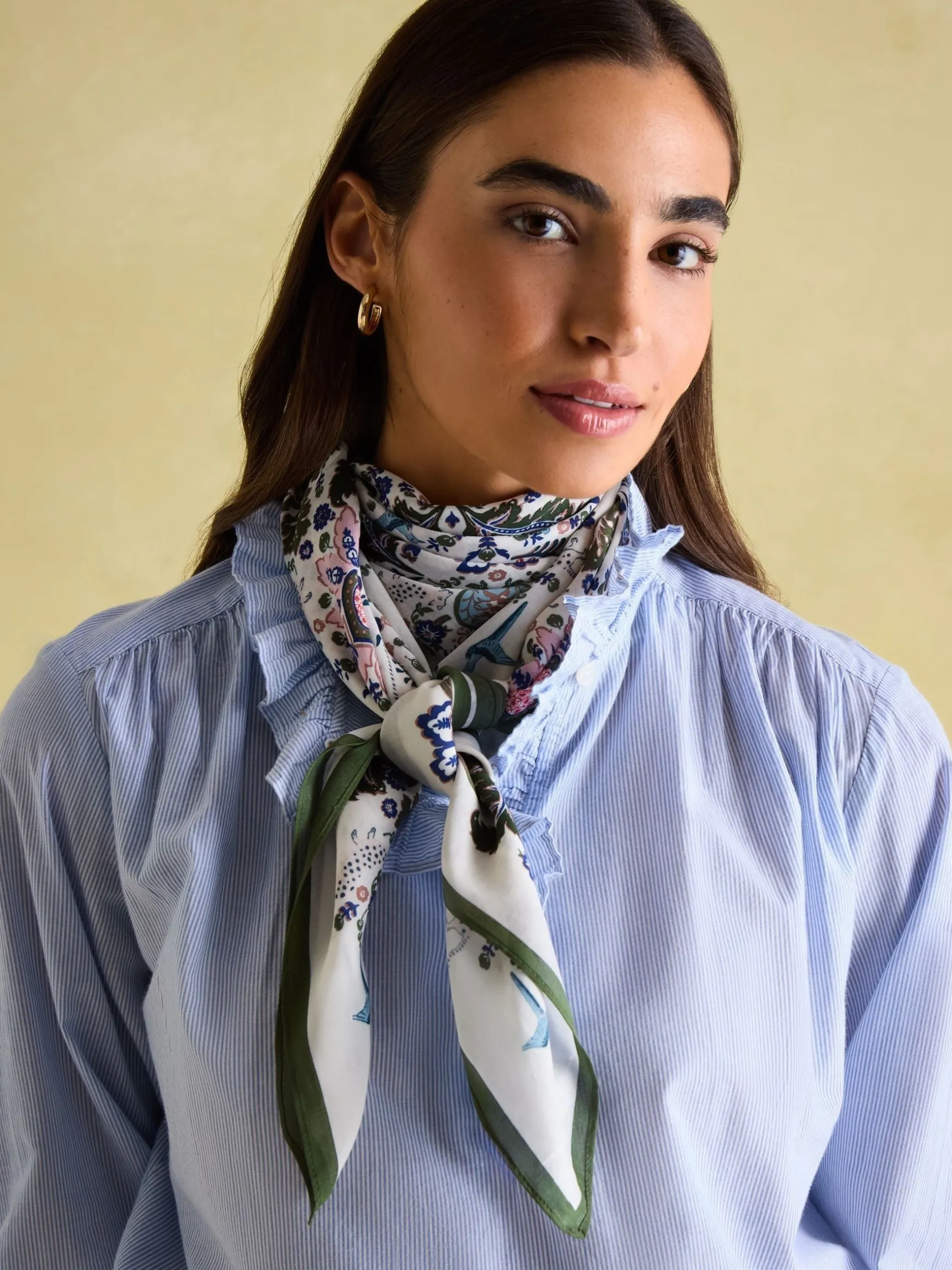 Middleton Cream Viscose Scarf