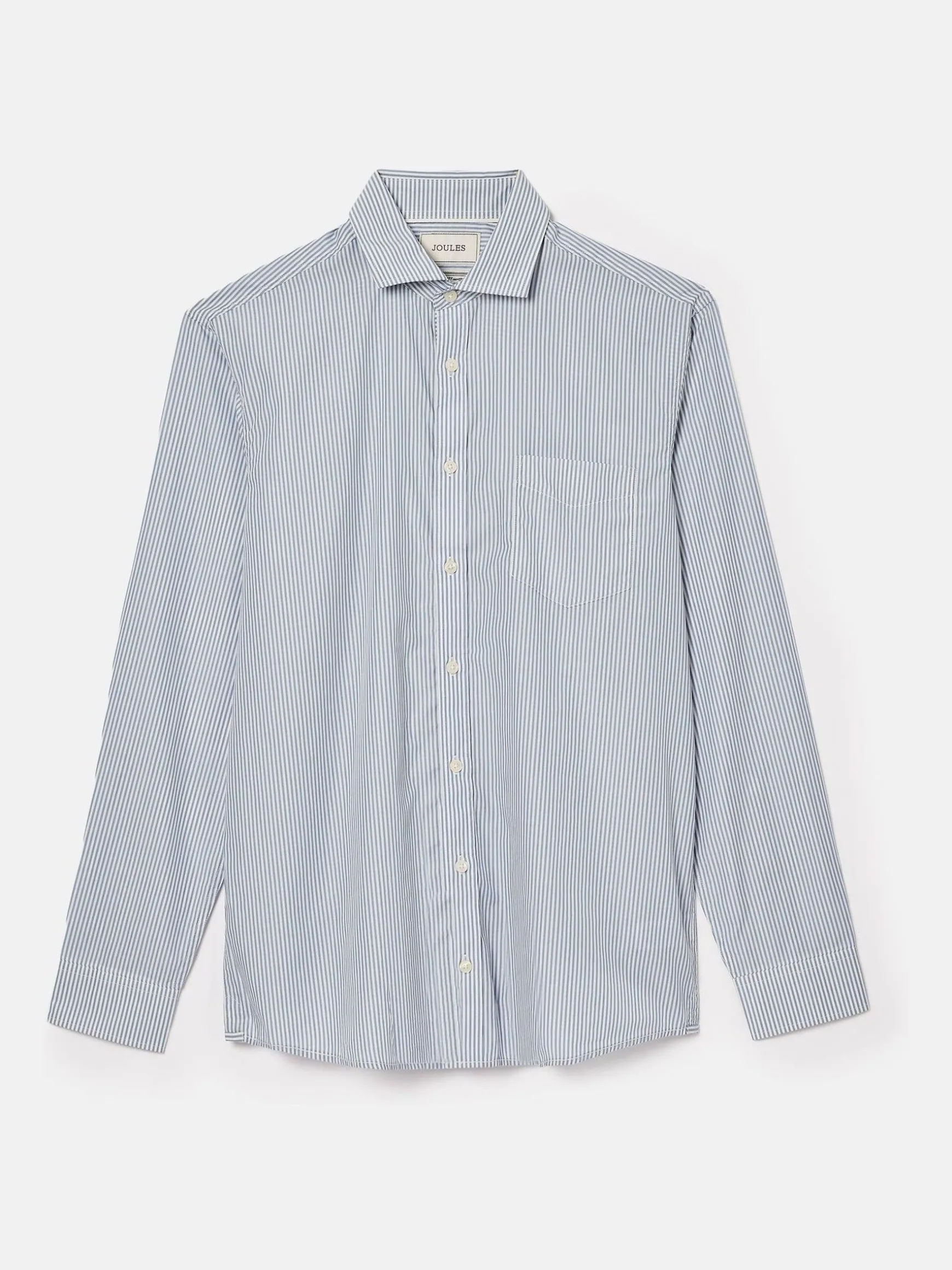 Navy Stripe Cotton Shirt