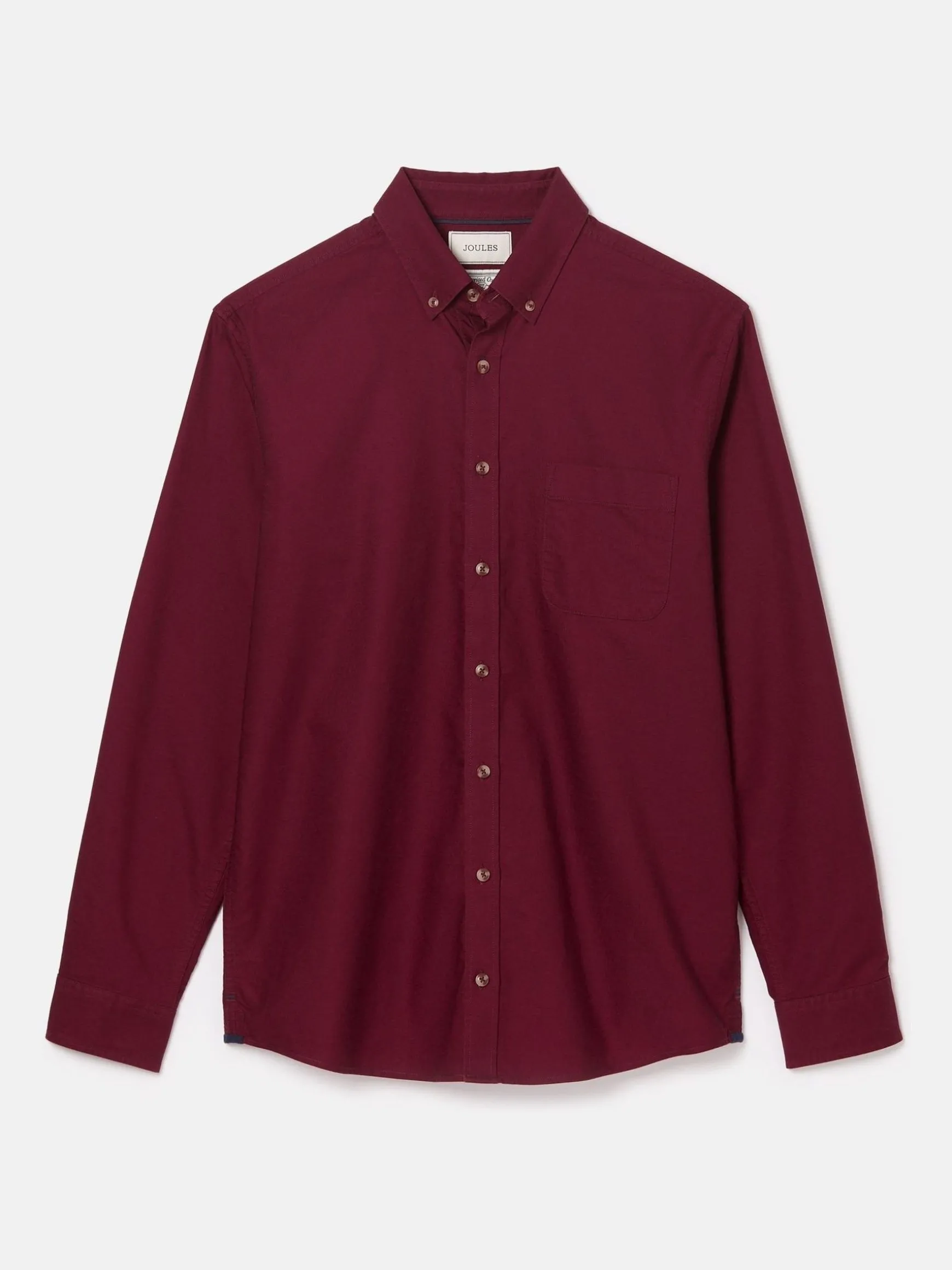 Oxford Burgundy Long Sleeve Classic Fit Shirt