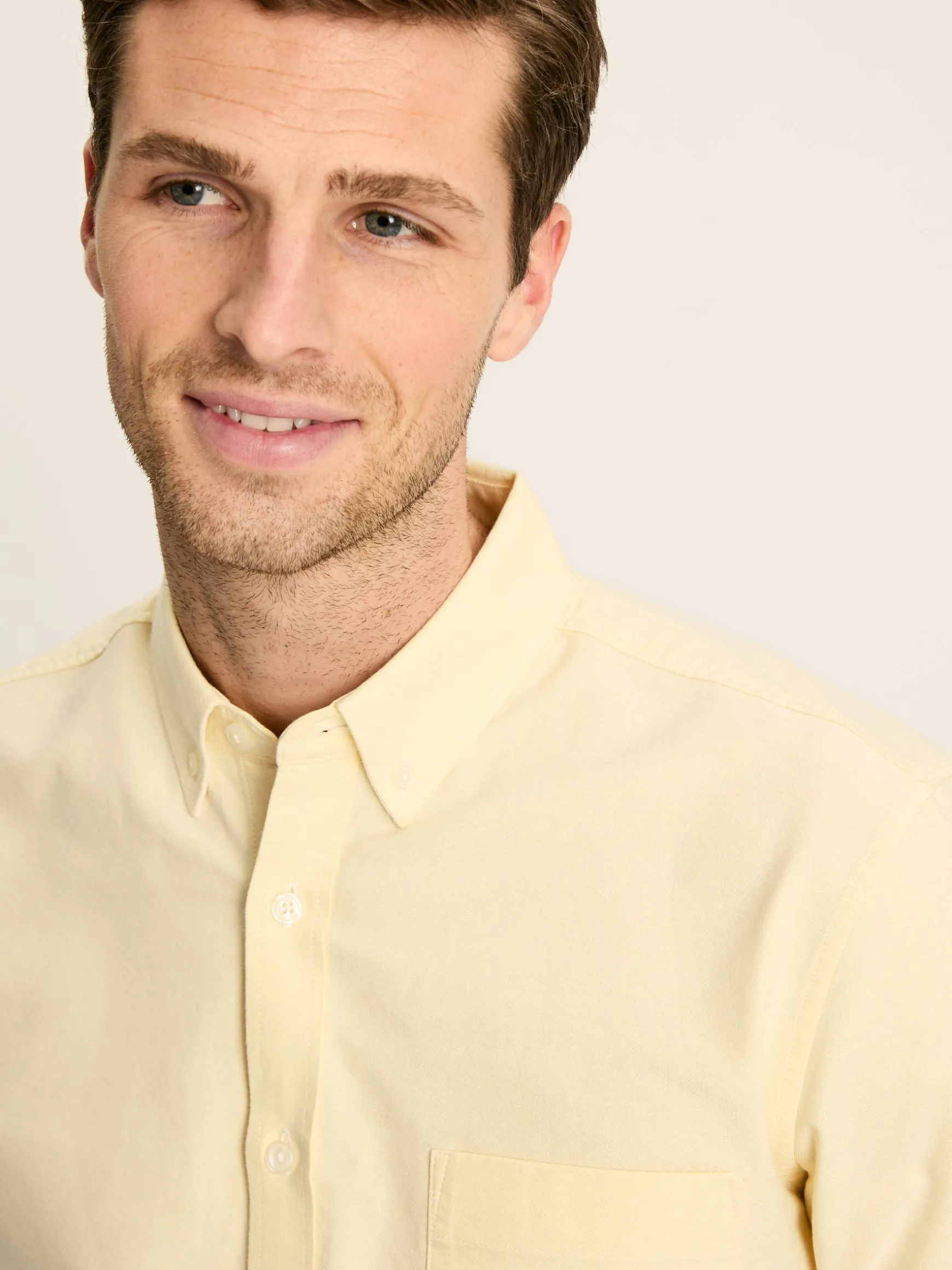 Oxford Yellow Long Sleeve Classic Fit Shirt