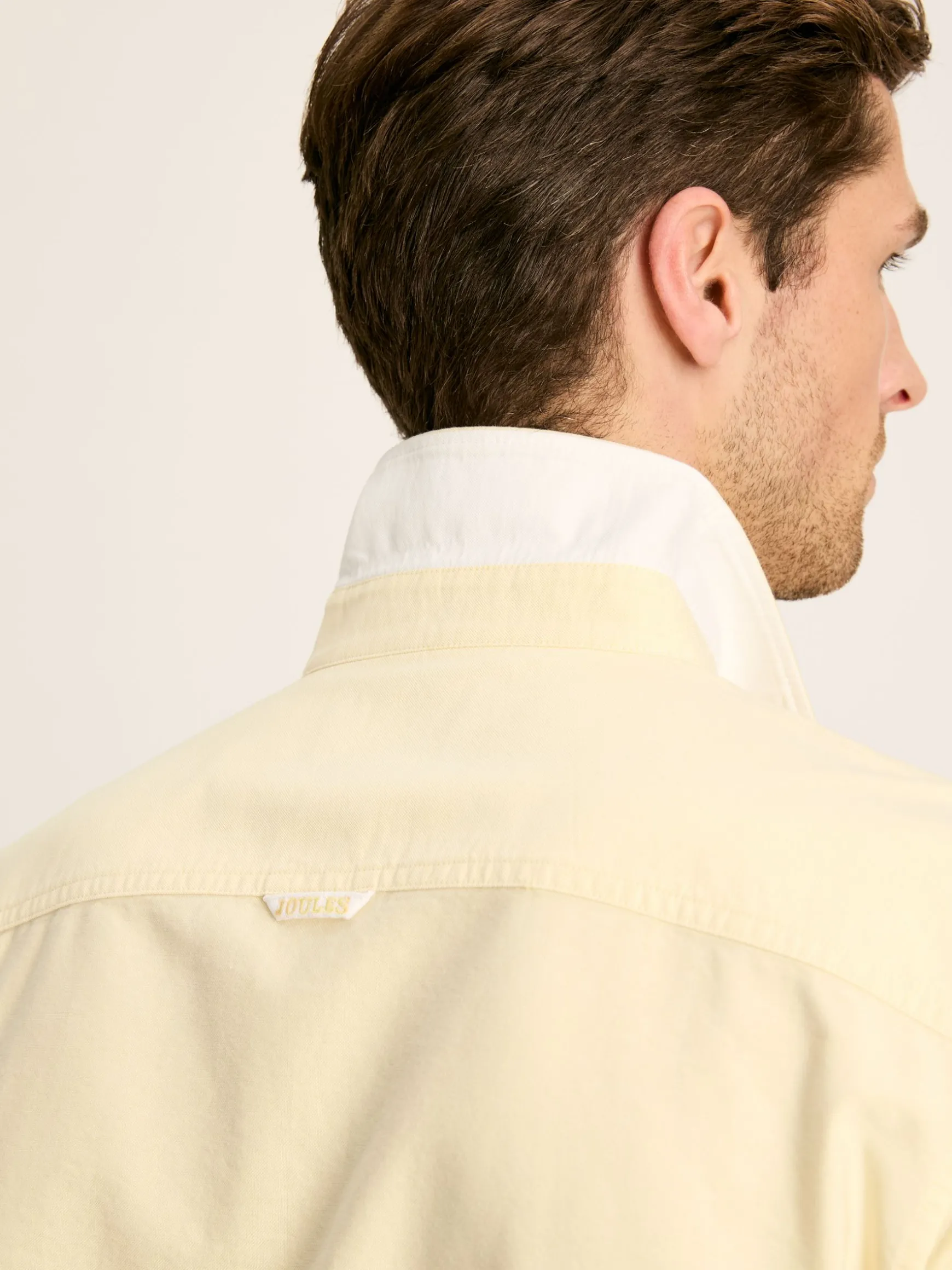 Oxford Yellow Long Sleeve Classic Fit Shirt