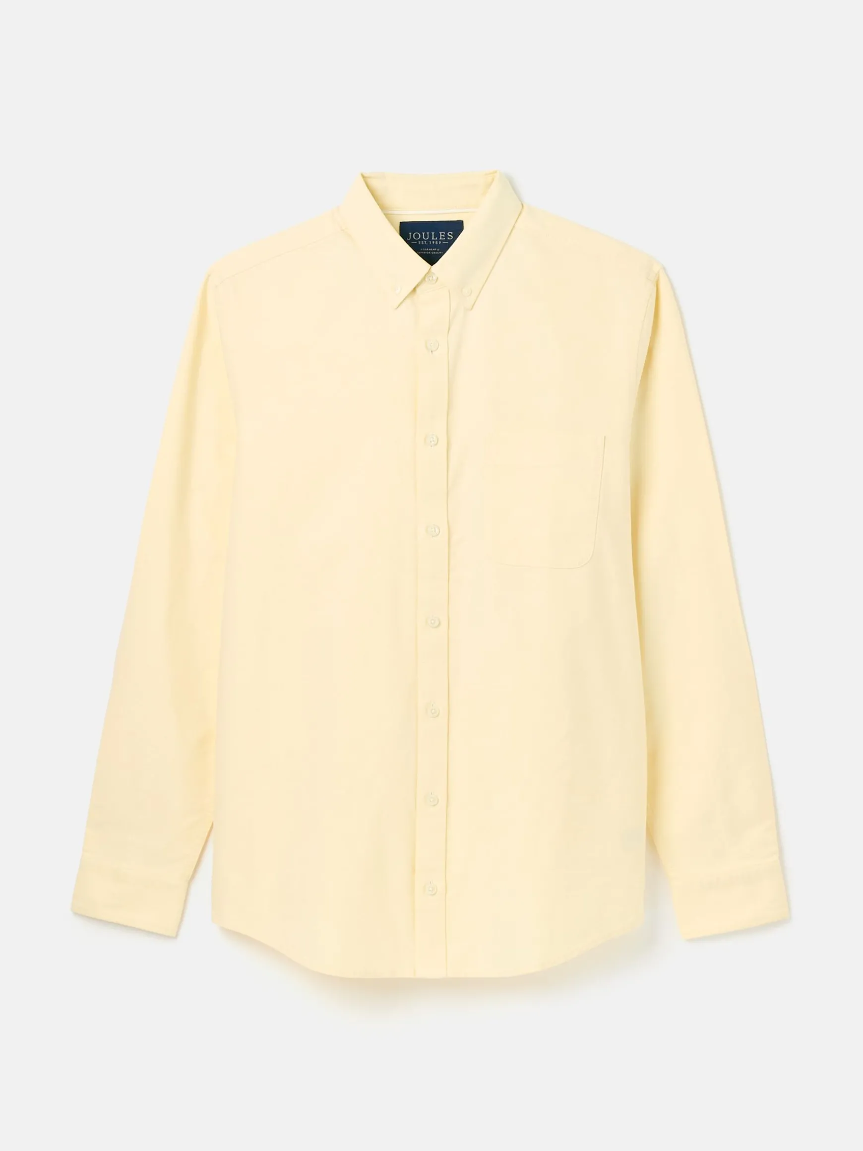 Oxford Yellow Long Sleeve Classic Fit Shirt
