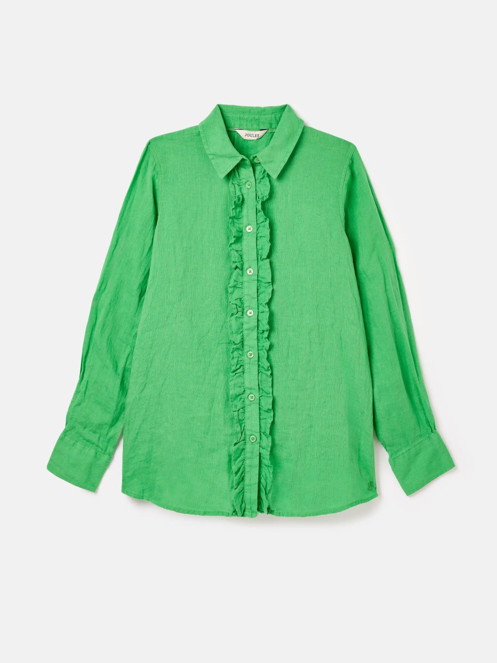Selene Green 100% Linen Shirt