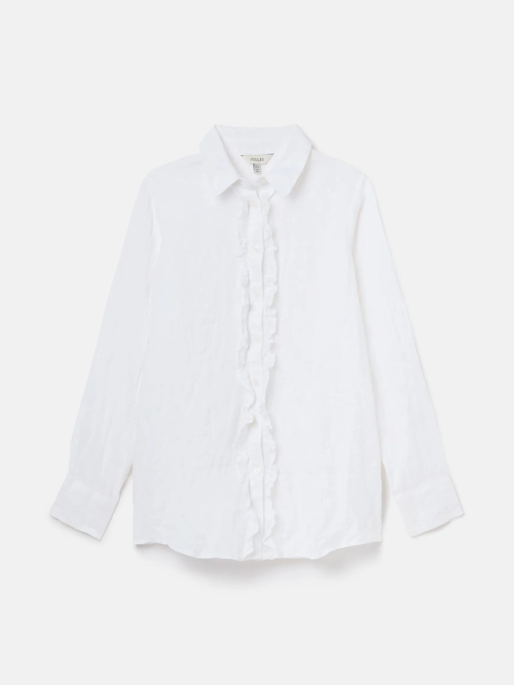 Selene White 100% Linen Shirt